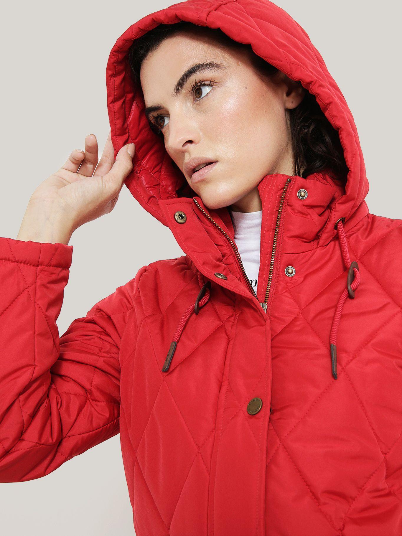PARKA QUILTED GORRO Y CIERRE ROJO TOMMY HILFIGER-4
