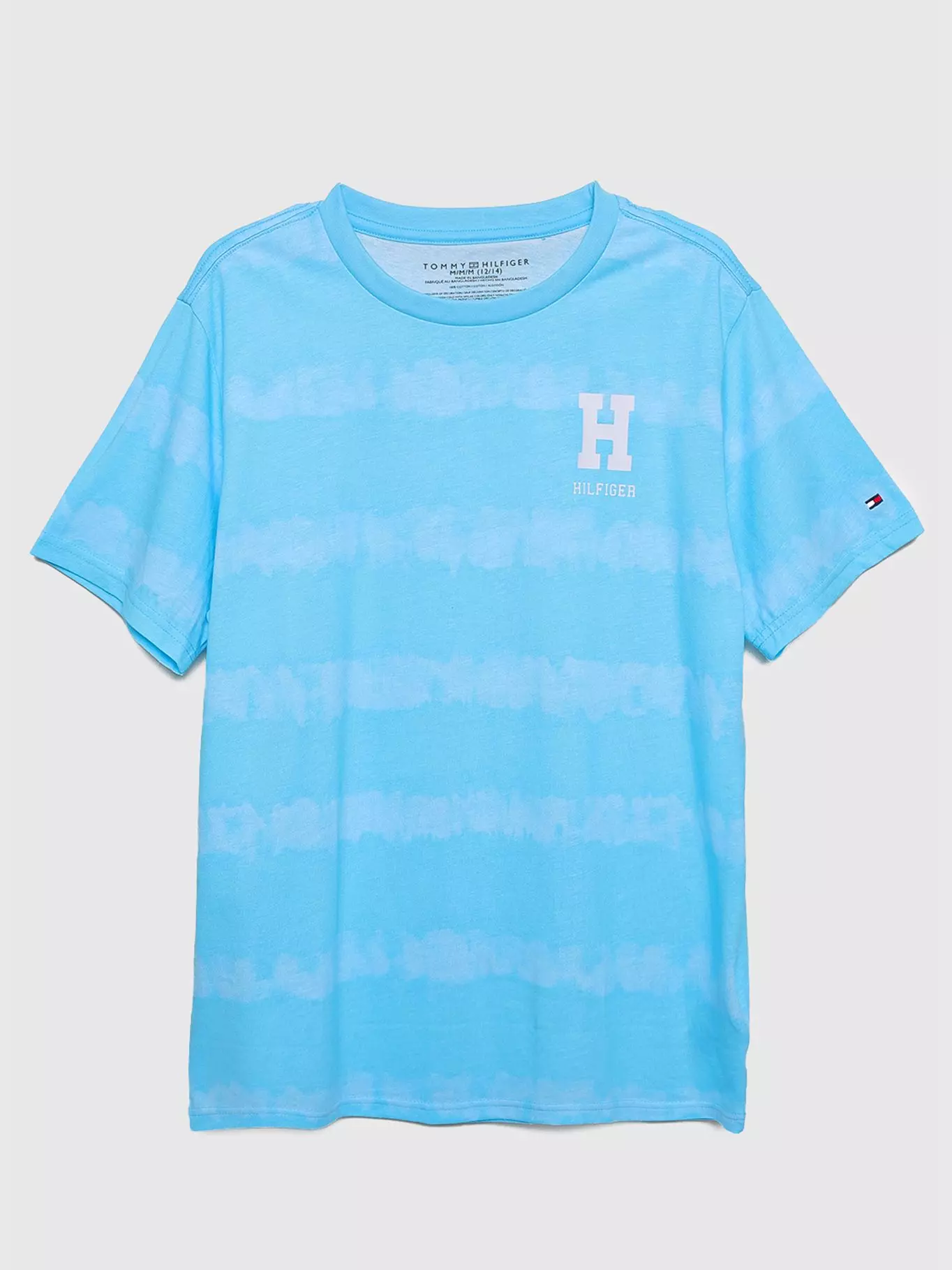 Polera Classic Logo Celeste Tommy Hilfiger-0