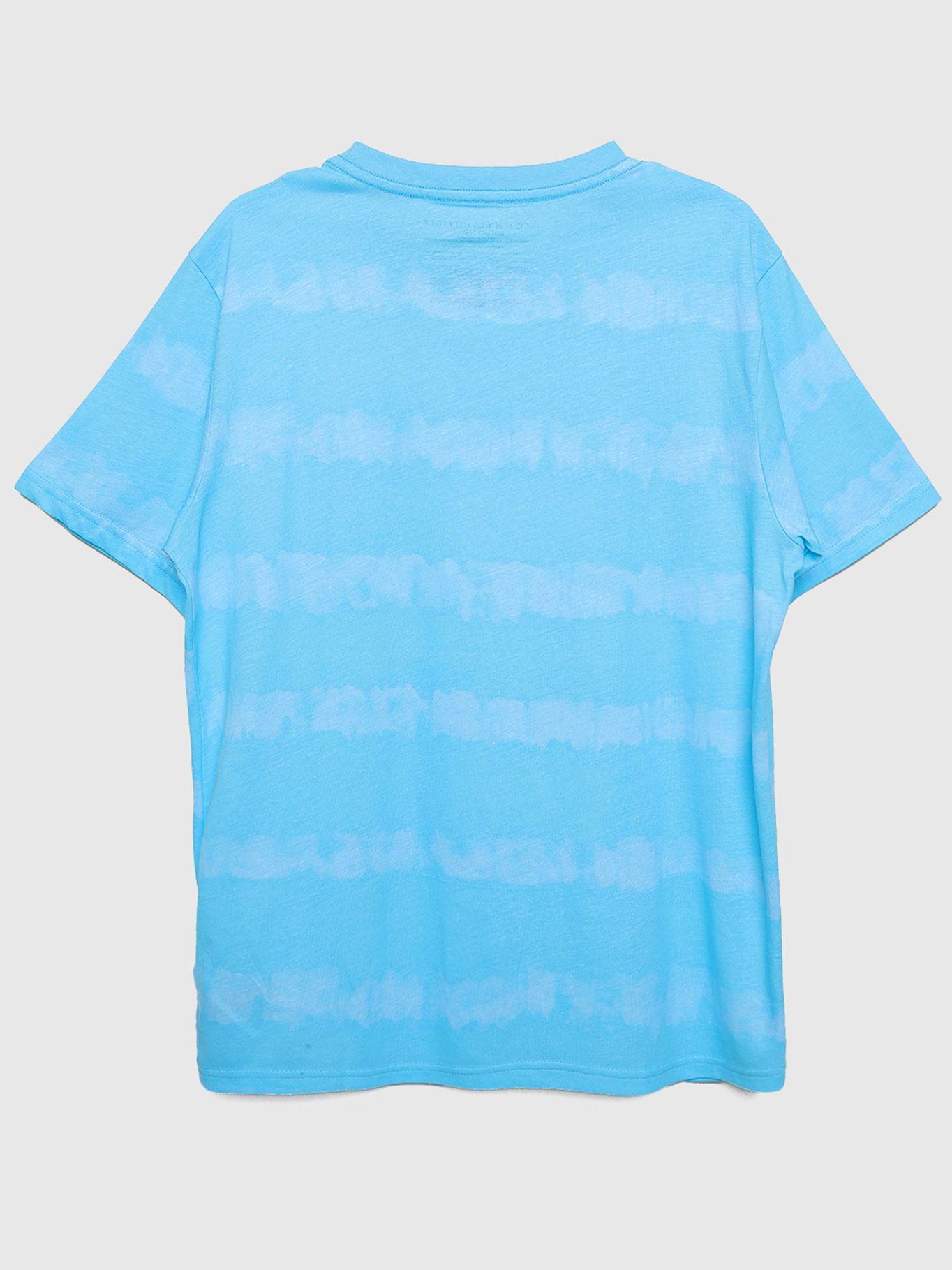 Polera Classic Logo Celeste Tommy Hilfiger-1