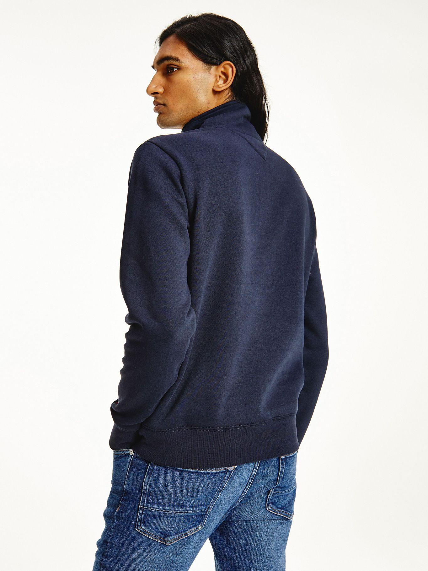 Polerón Con Logo Cuello Alto Azul Tommy Hilfiger-1