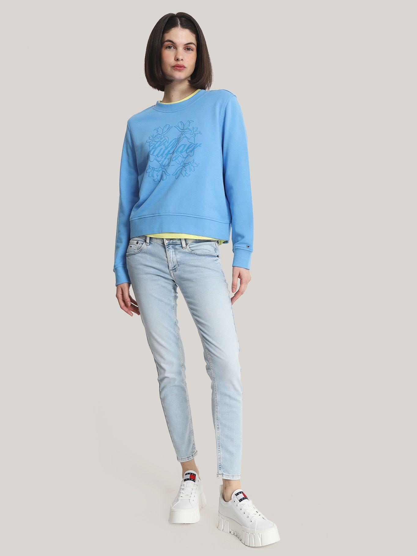 Polerón Con Logo Regular Fit Celeste Tommy Hilfiger-1
