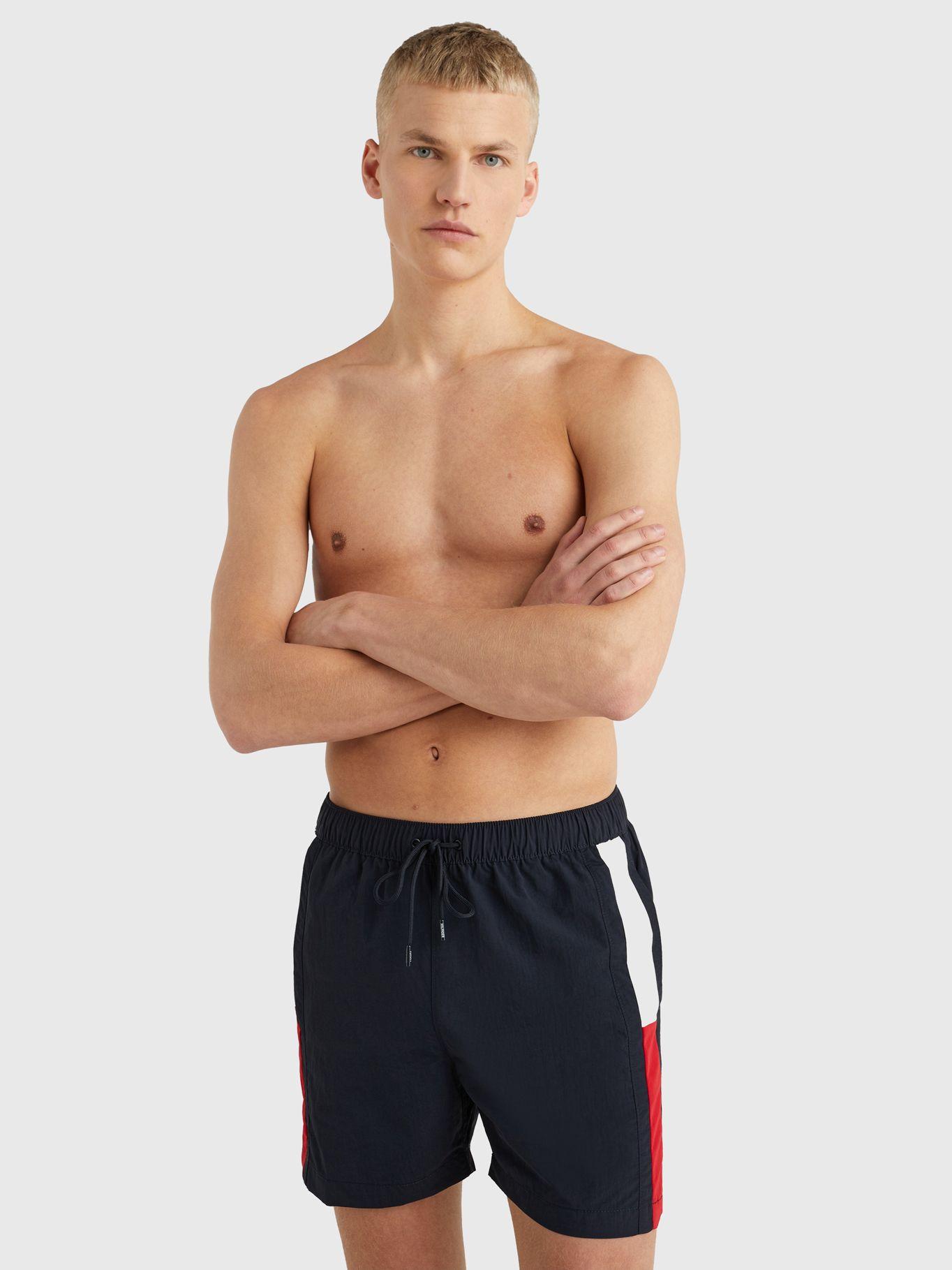 Traje De Baño Con Bandera Azul Tommy Hilfiger-0