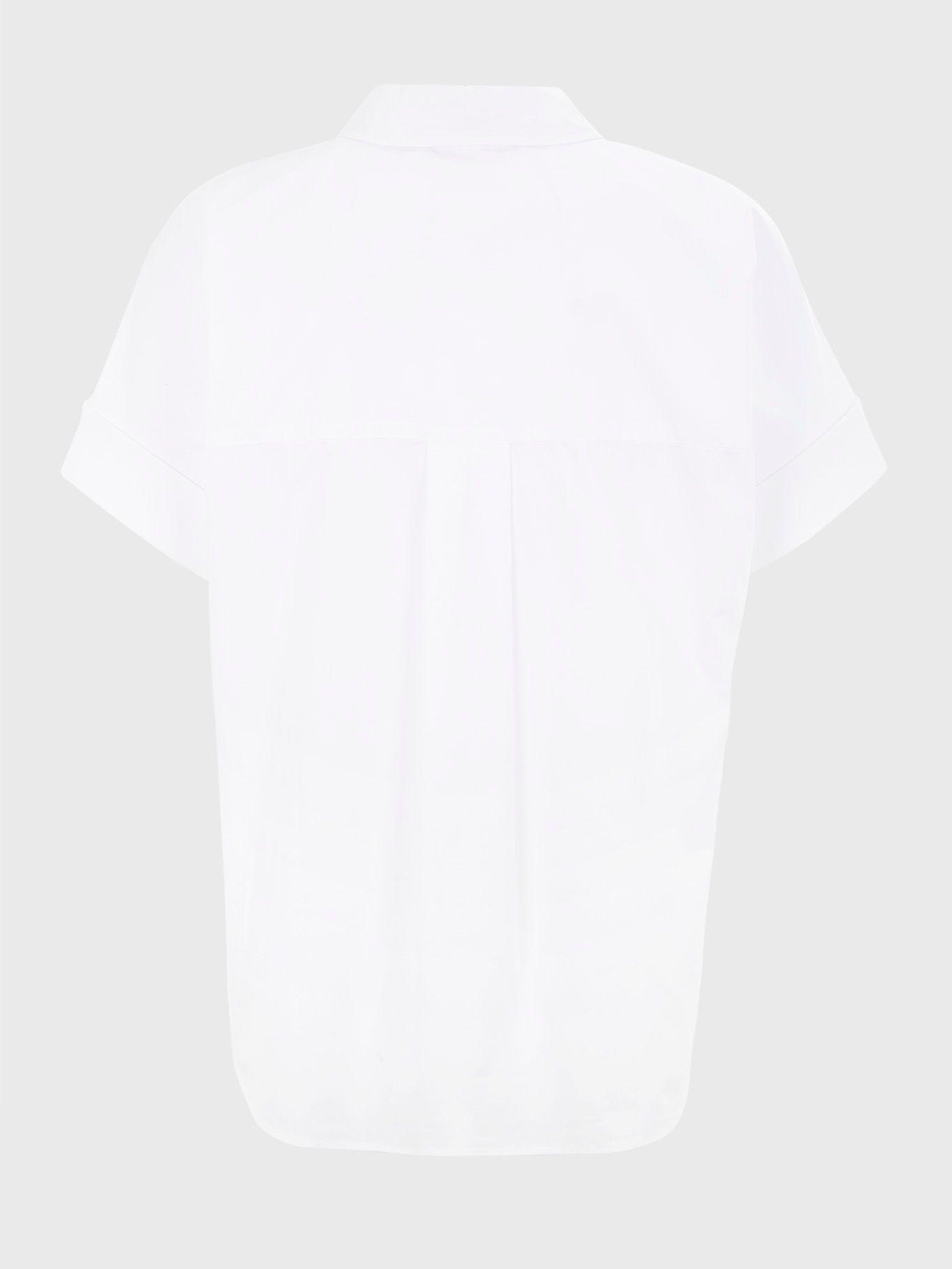 Blusa Manga Corta Classic Logo Blanco Tommy Hilfiger-1