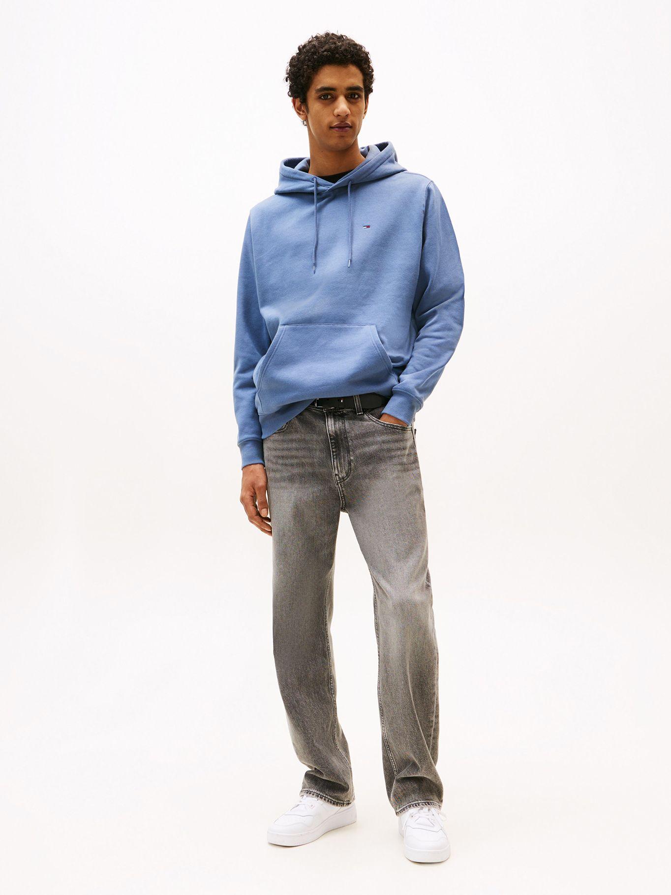 Polerón Hoodie Solid Con Logo Celeste PO6 Tommy Jeans-1