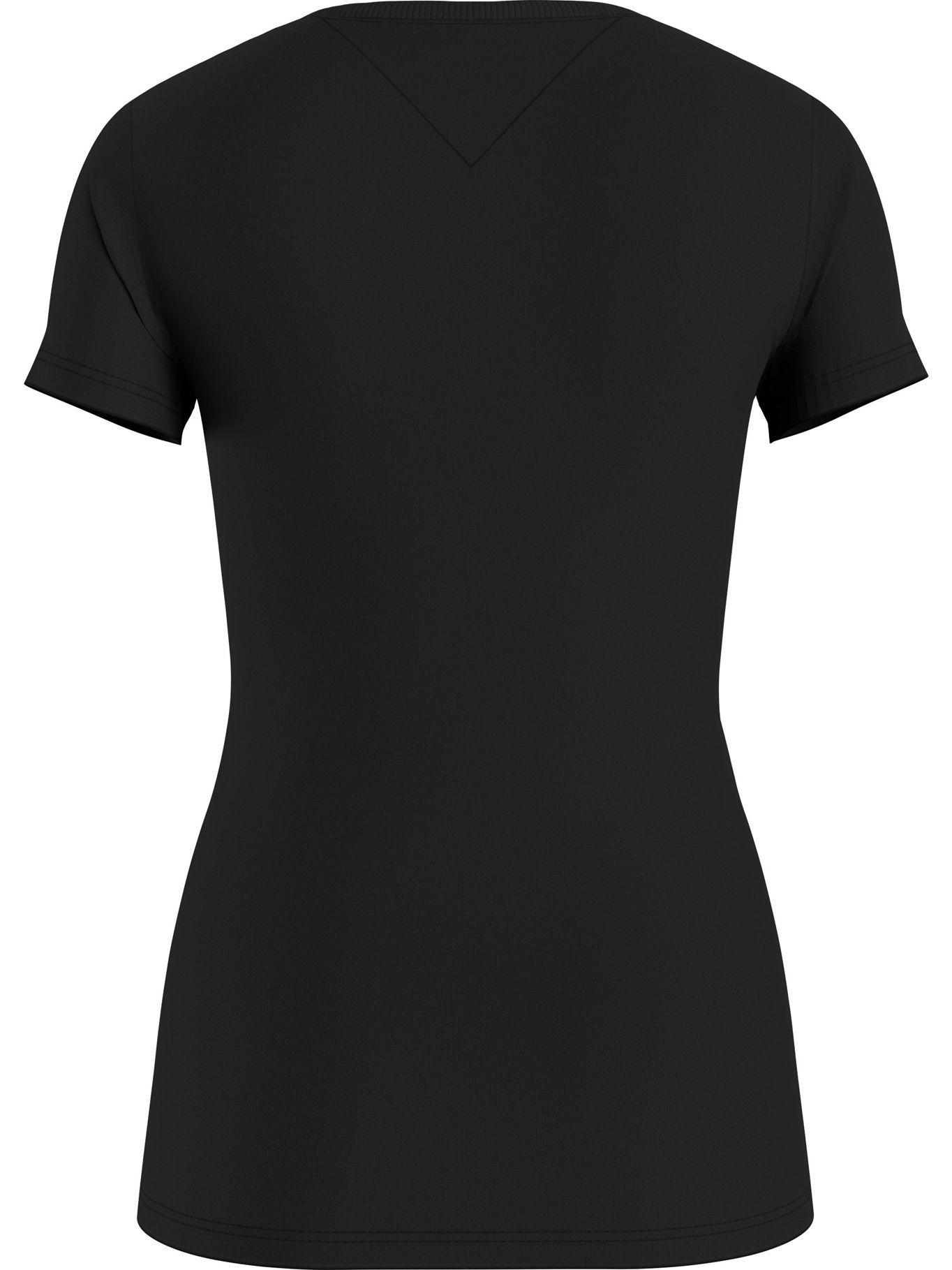 Polera Essential Skinny Negro Tommy Jeans A2-1