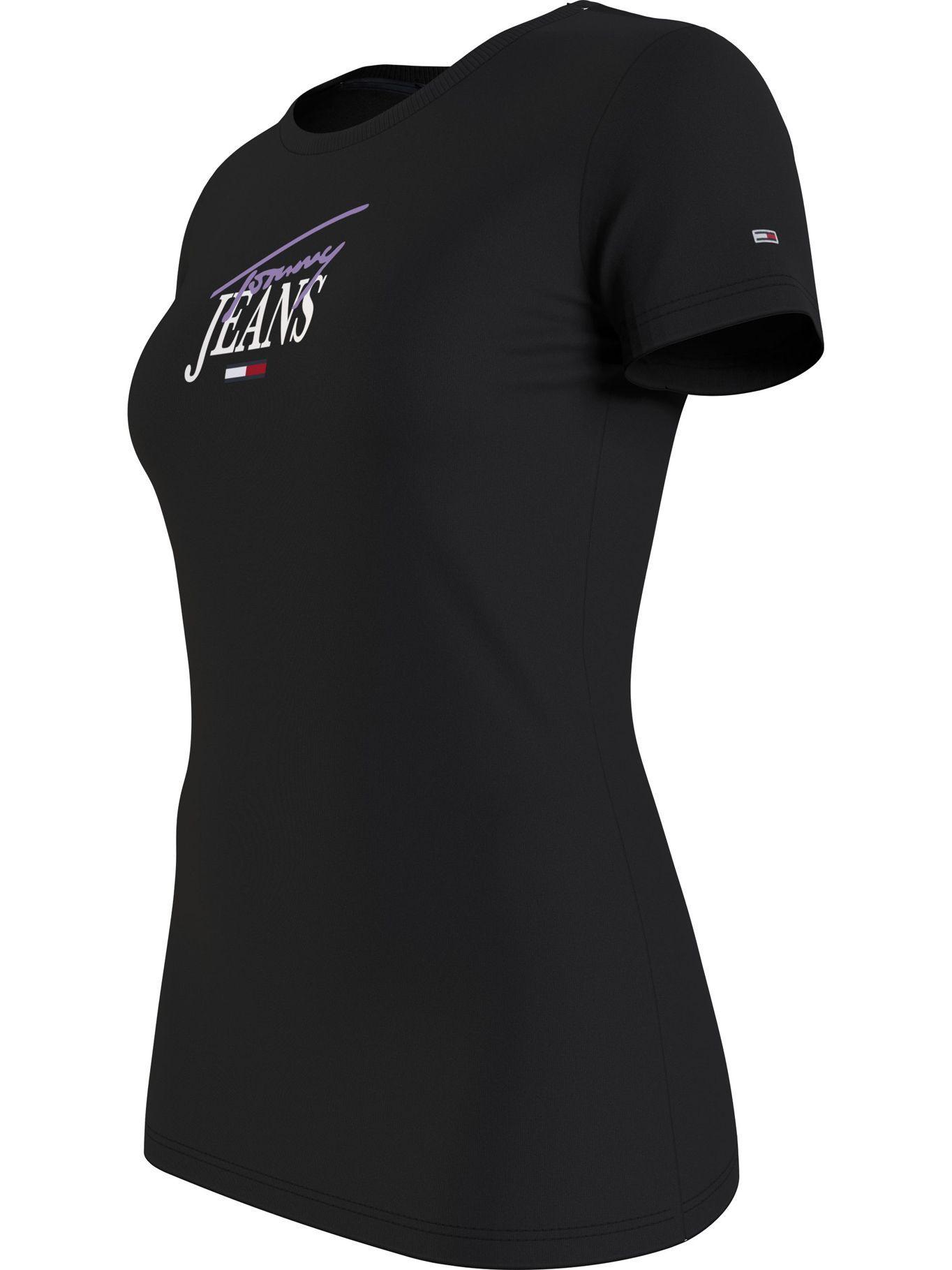 Polera Essential Skinny Negro Tommy Jeans A2-2