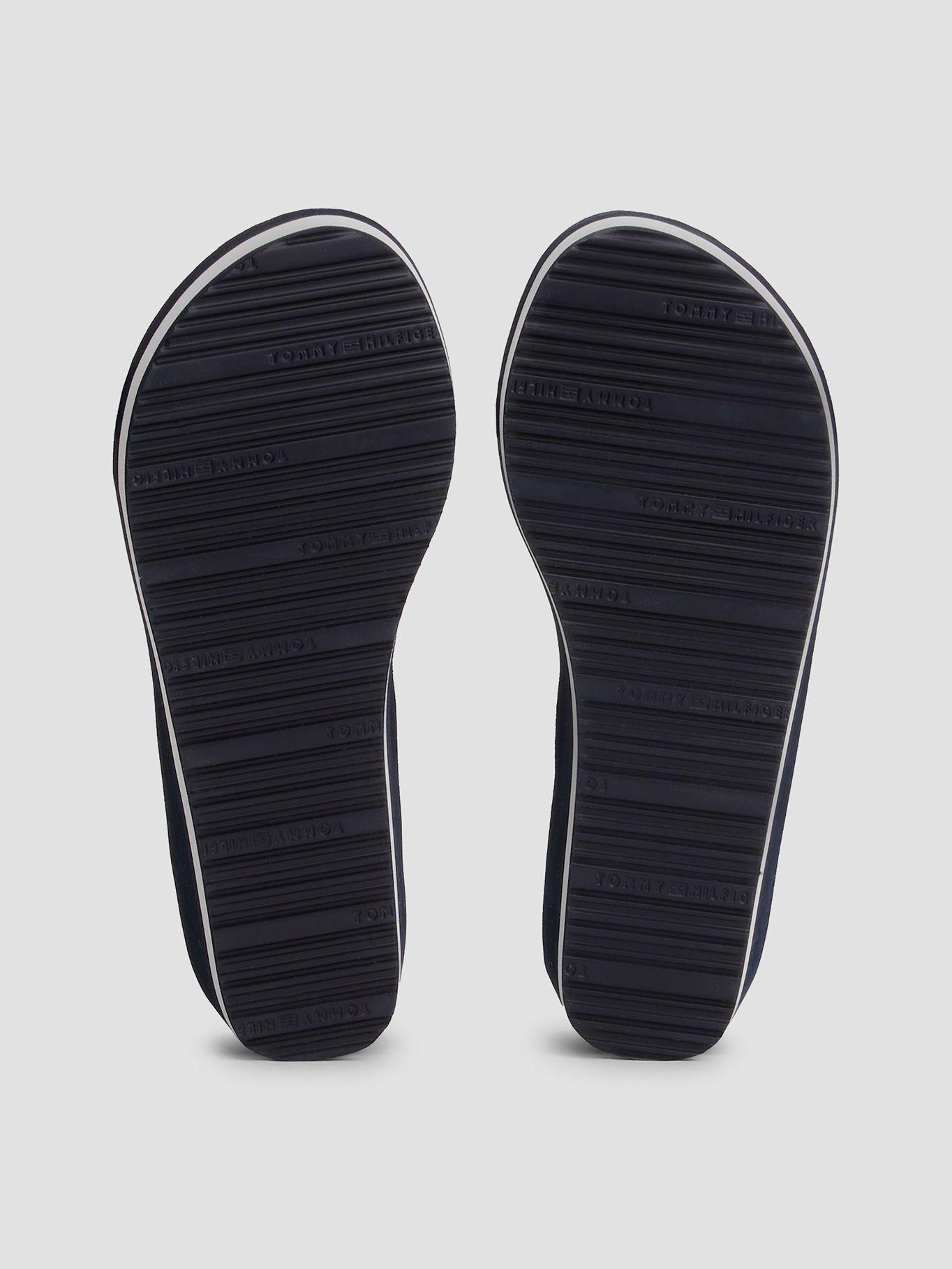 Sandalias De Cuña Con Logo Y Rayas Azul Tommy Hilfiger-3