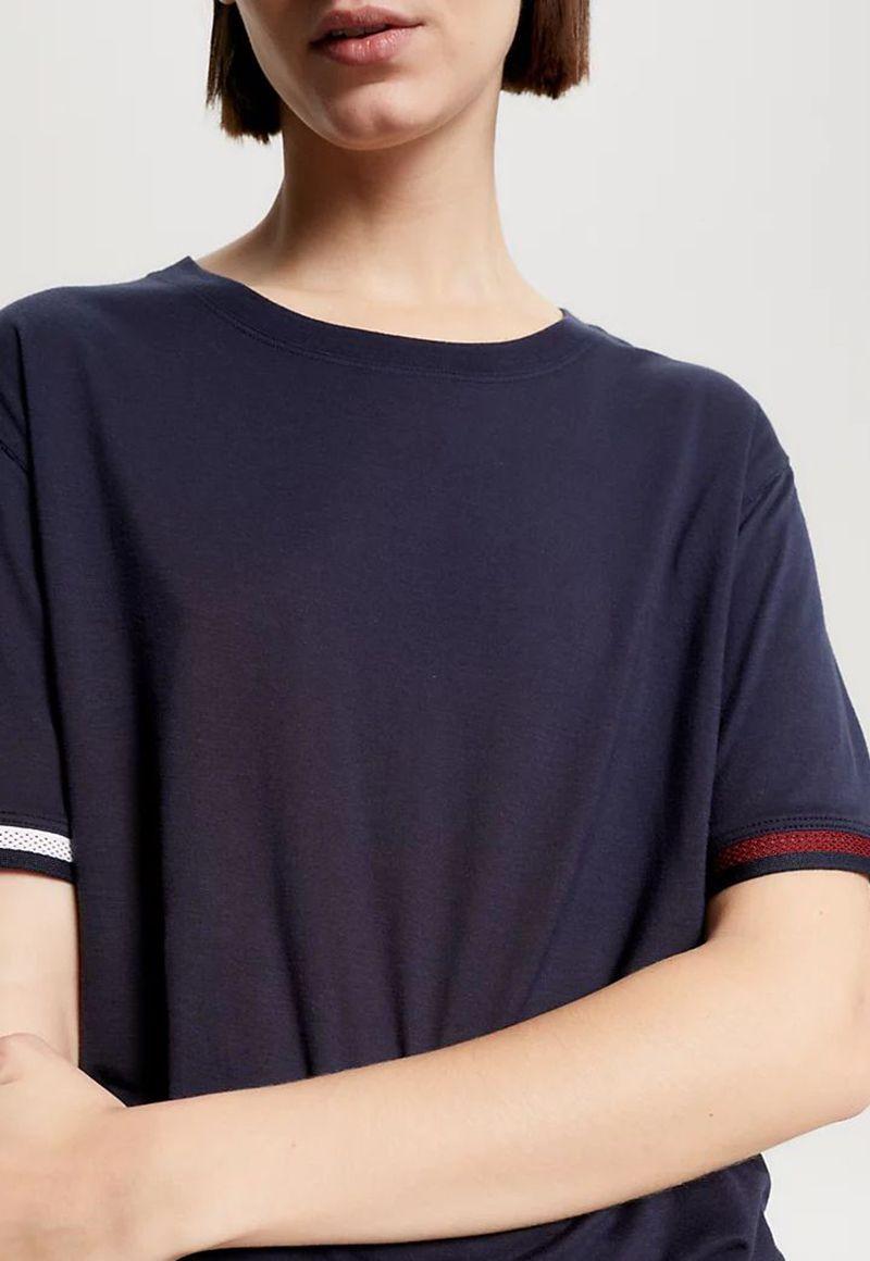 Polera Sport Con Detalles Azul Tommy Hilfiger-3