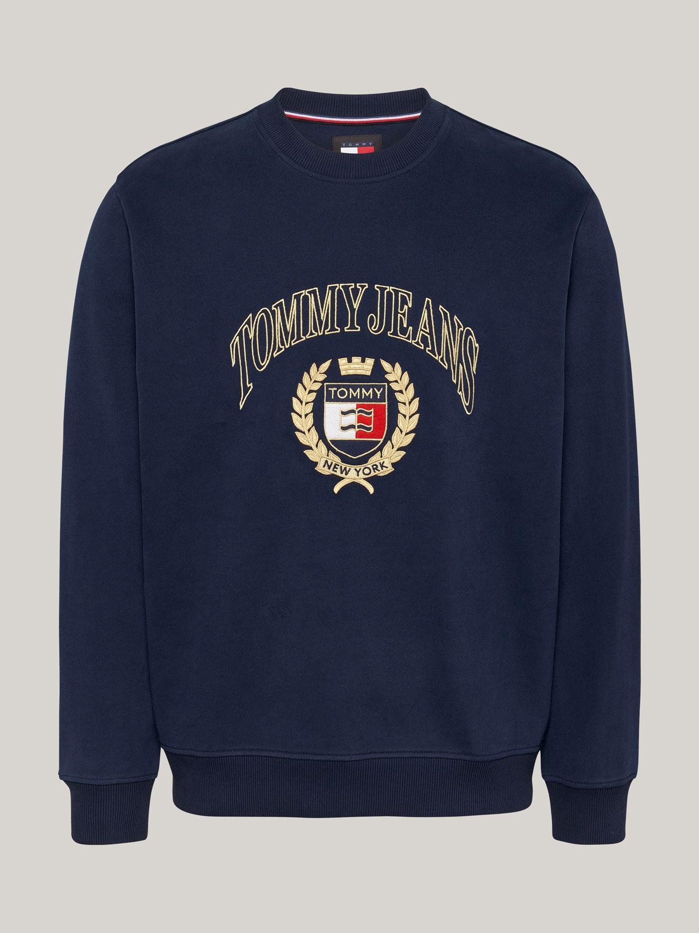 Polerón Preppy Crest Con Logo Azul Tommy Hilfiger-4
