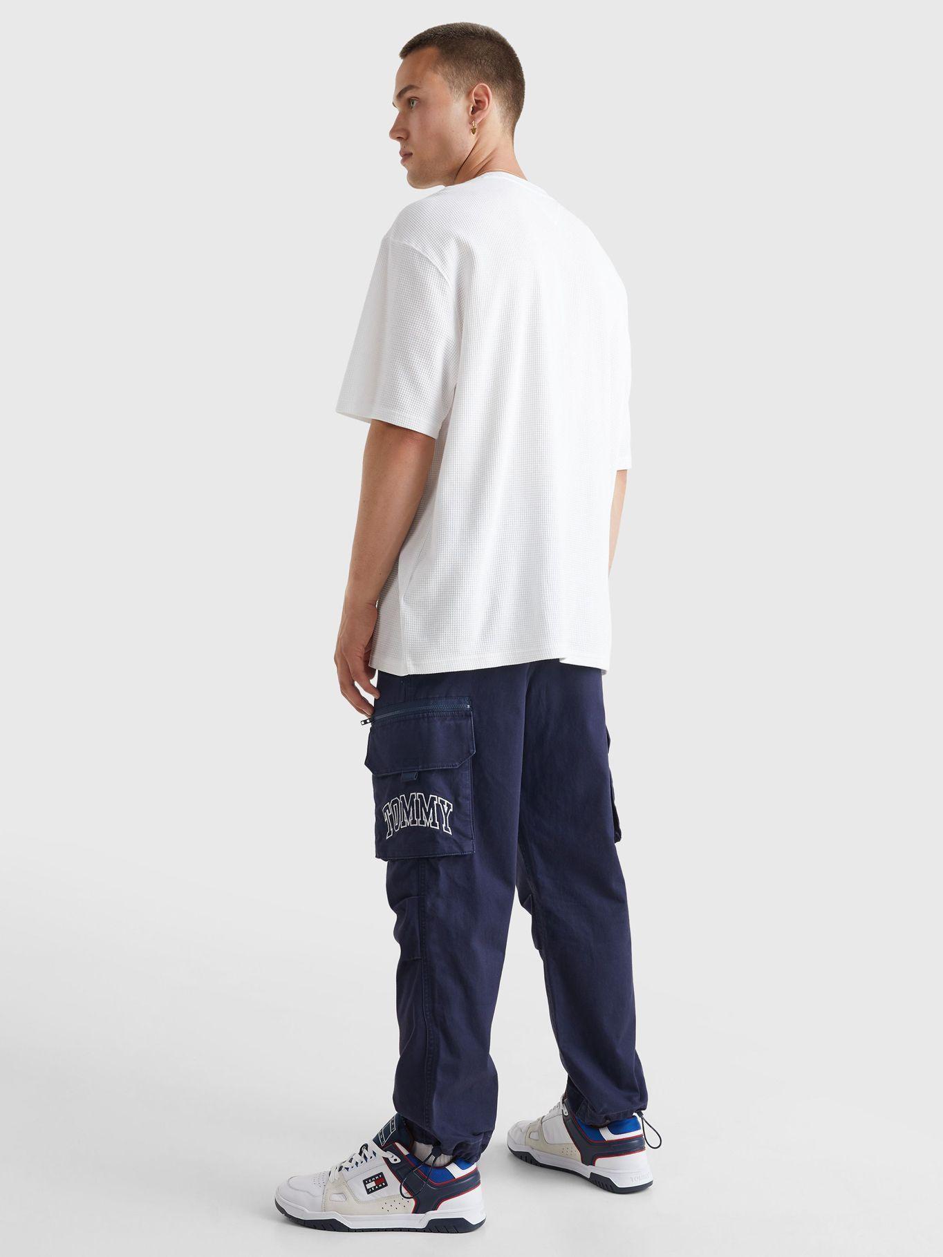 Polera Skater Waffle Logo Blanco Tommy Jeans-2