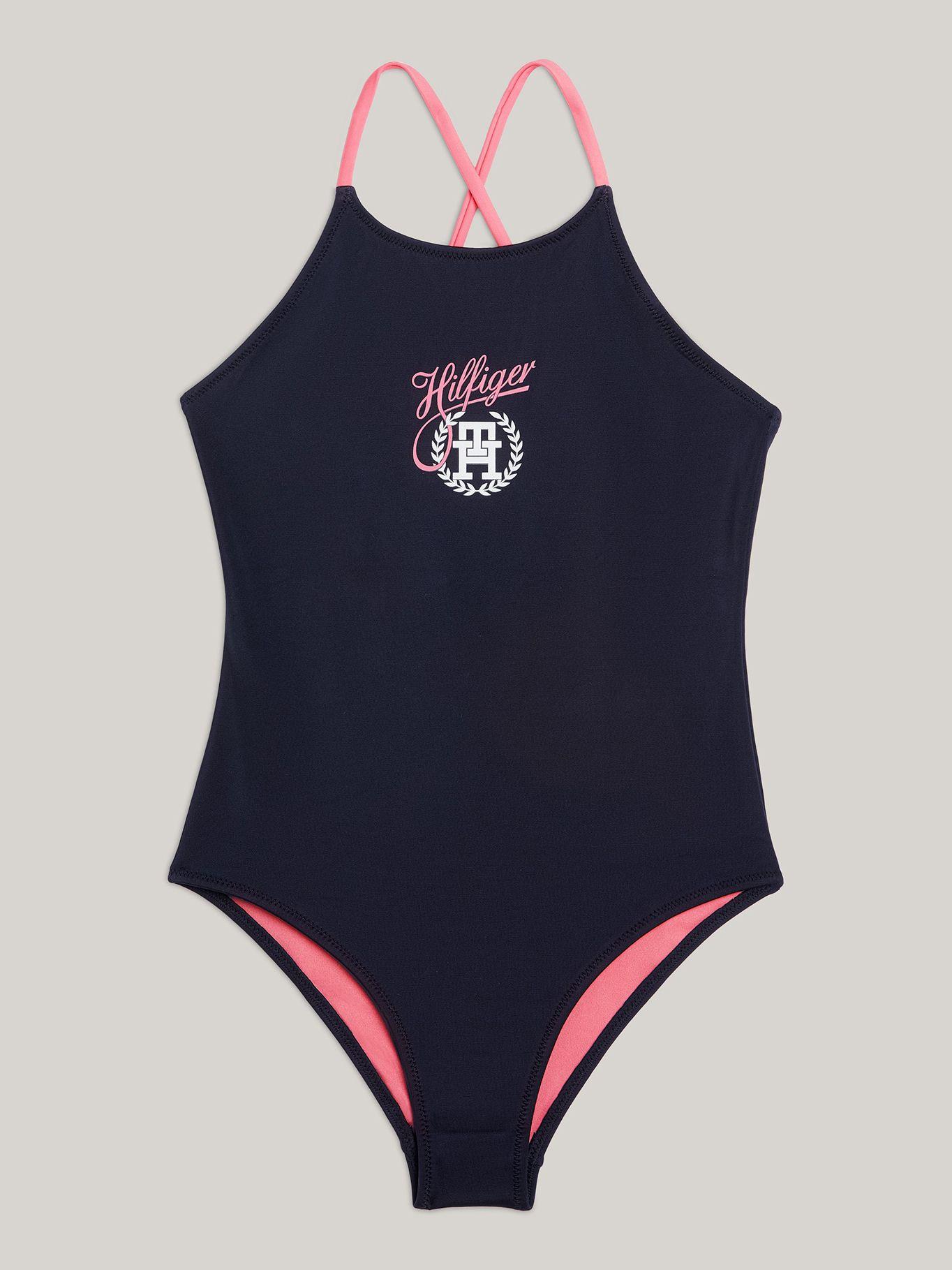 Traje De Baño Con Logo Solid Azul Tommy Hilfiger-0
