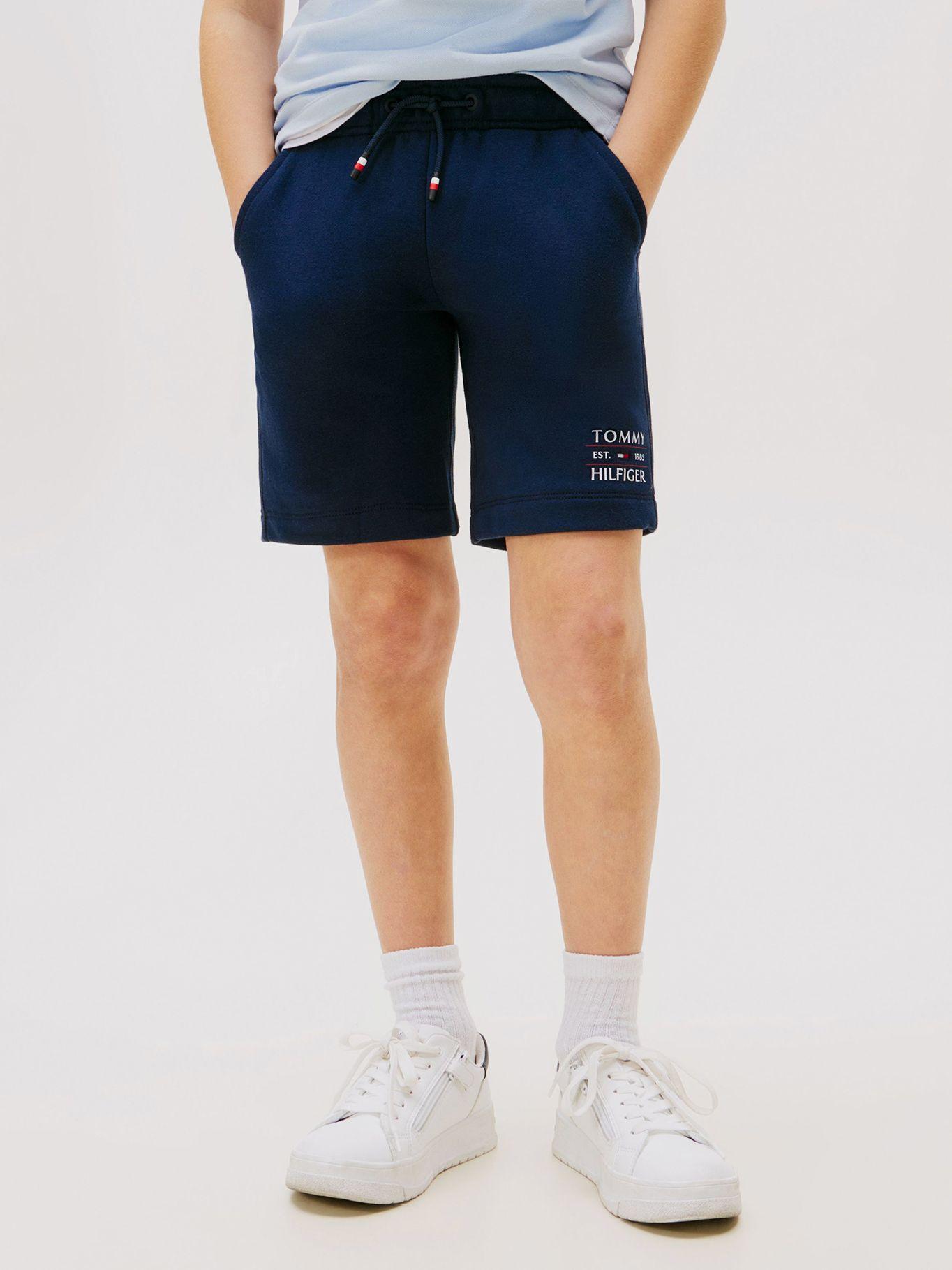 Short Con Logo Gráfico Azul Tommy Hilfiger-1