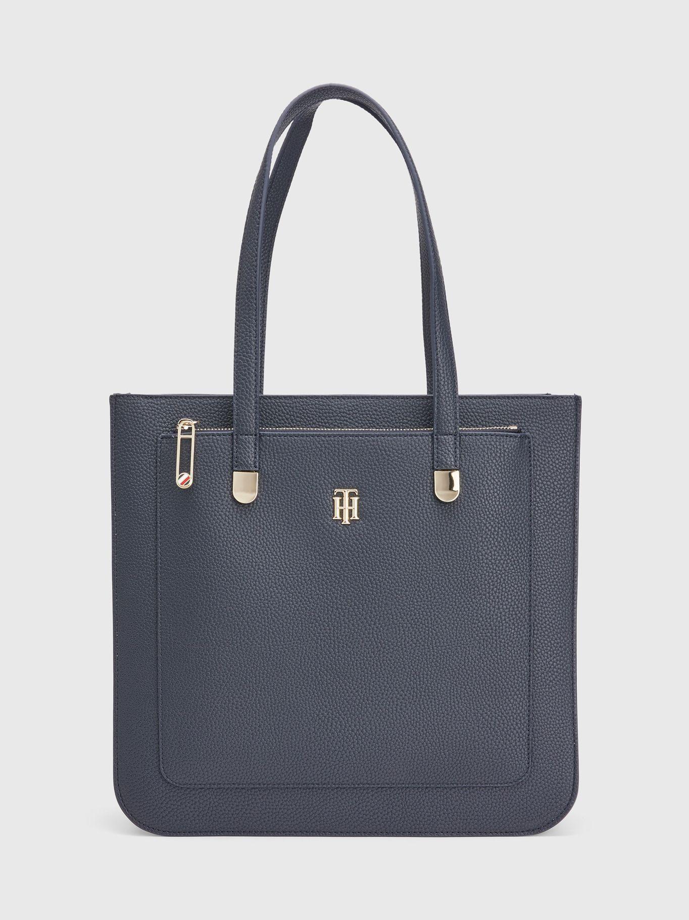 Bolso Tote Th Monogram Azul Tommy Hilfiger-0