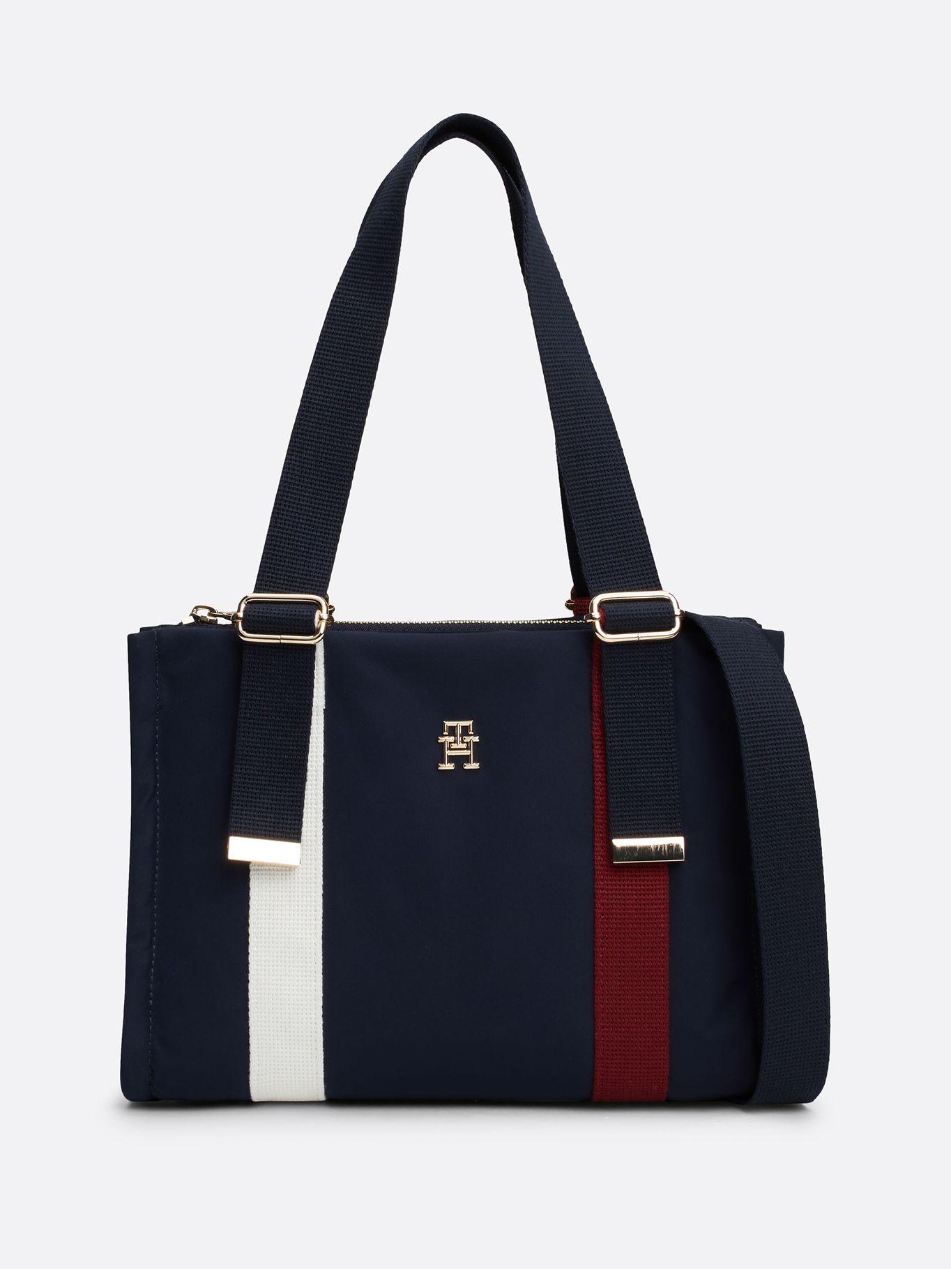Tote Con Diseño Block Monogram Azul Tommy Hilfiger-0