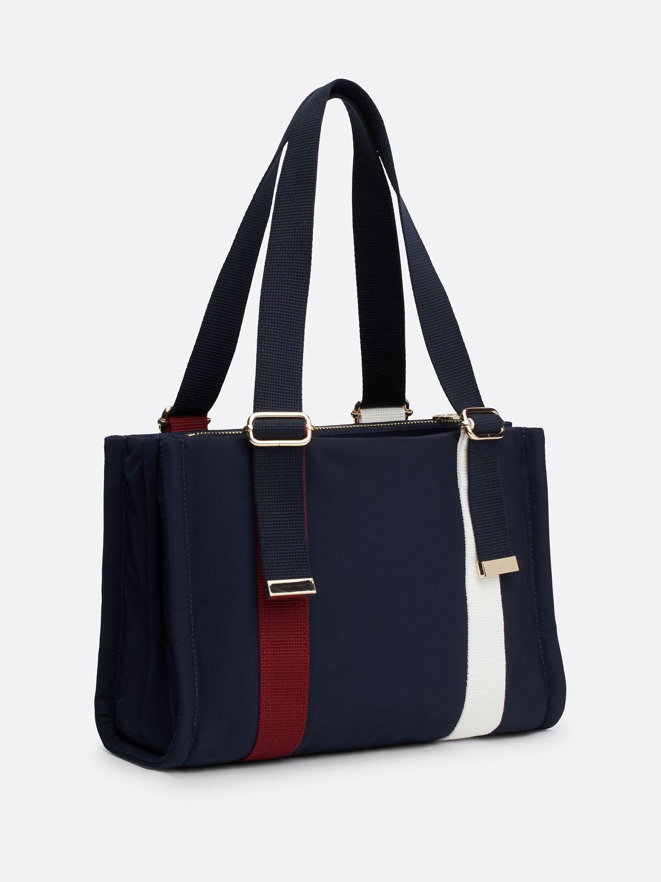 Tote Con Diseño Block Monogram Azul Tommy Hilfiger-4