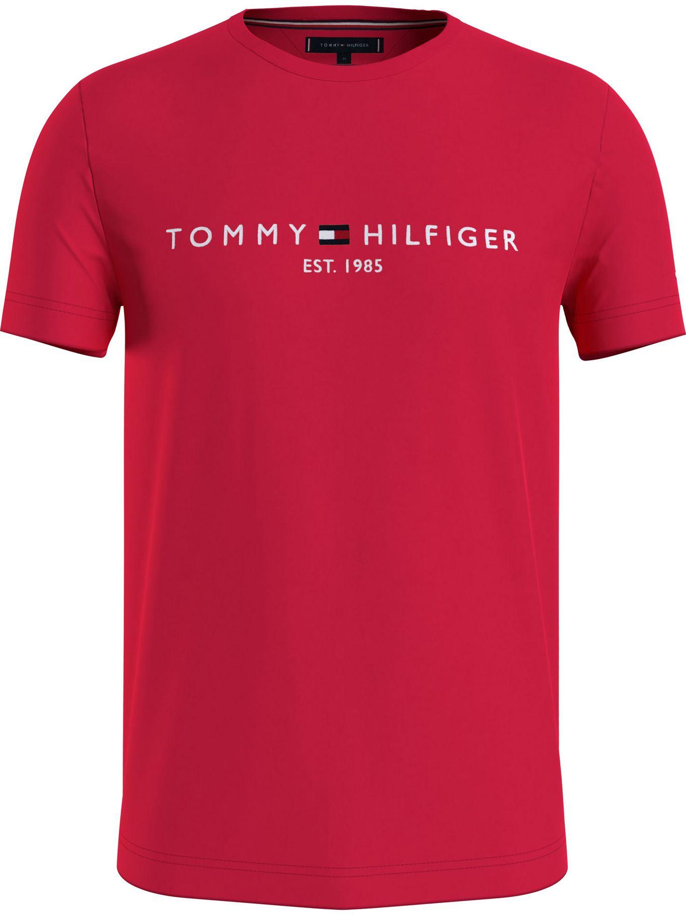 Polera  Logo Slim Fit Rojo XK3 Tommy Hilfiger-0