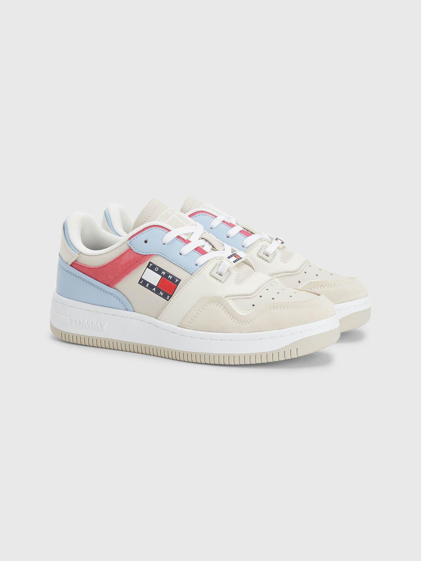 Zapatilla Color Mix Con Logo Beige Tommy Hilfiger-0