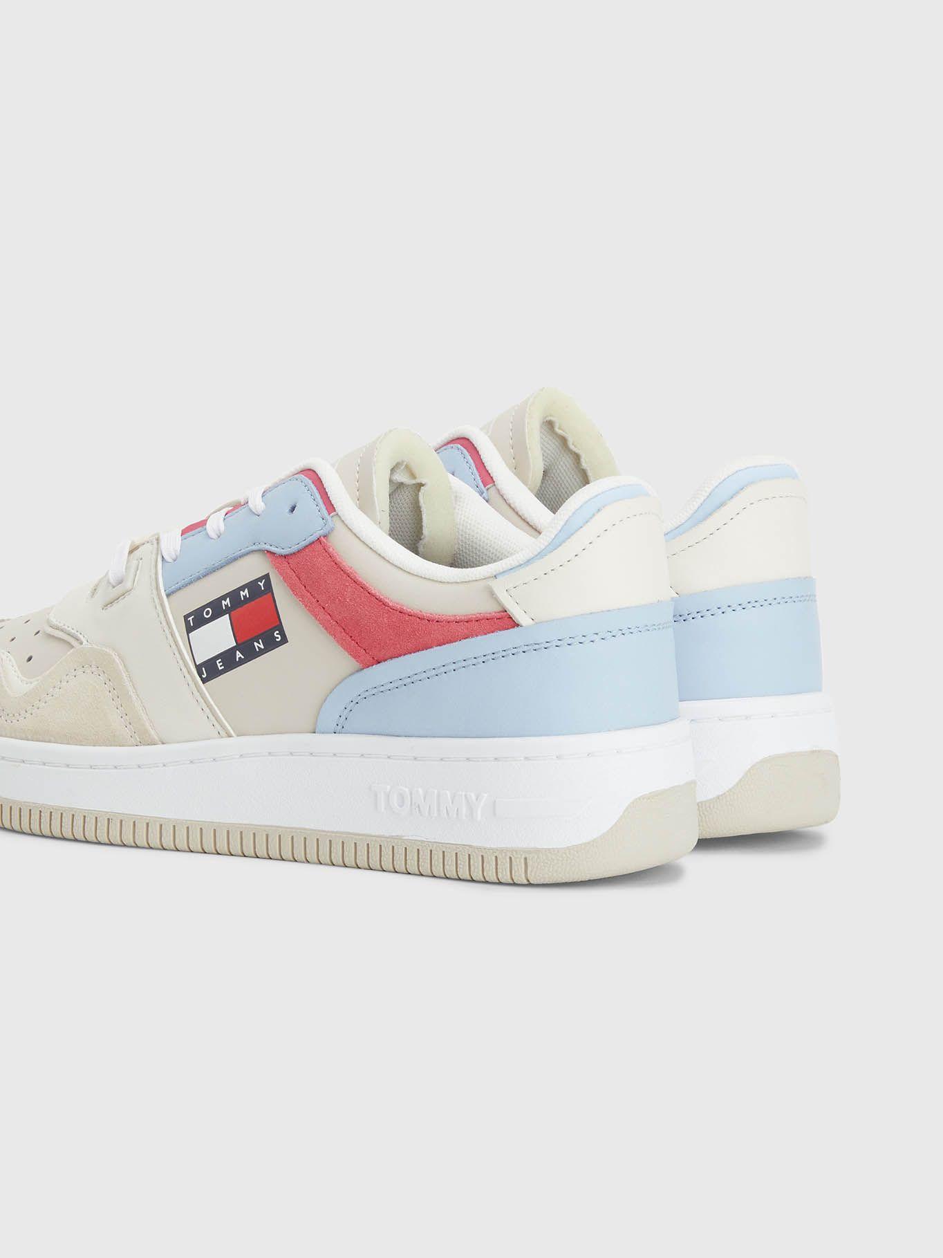 Zapatilla Color Mix Con Logo Beige Tommy Hilfiger-1