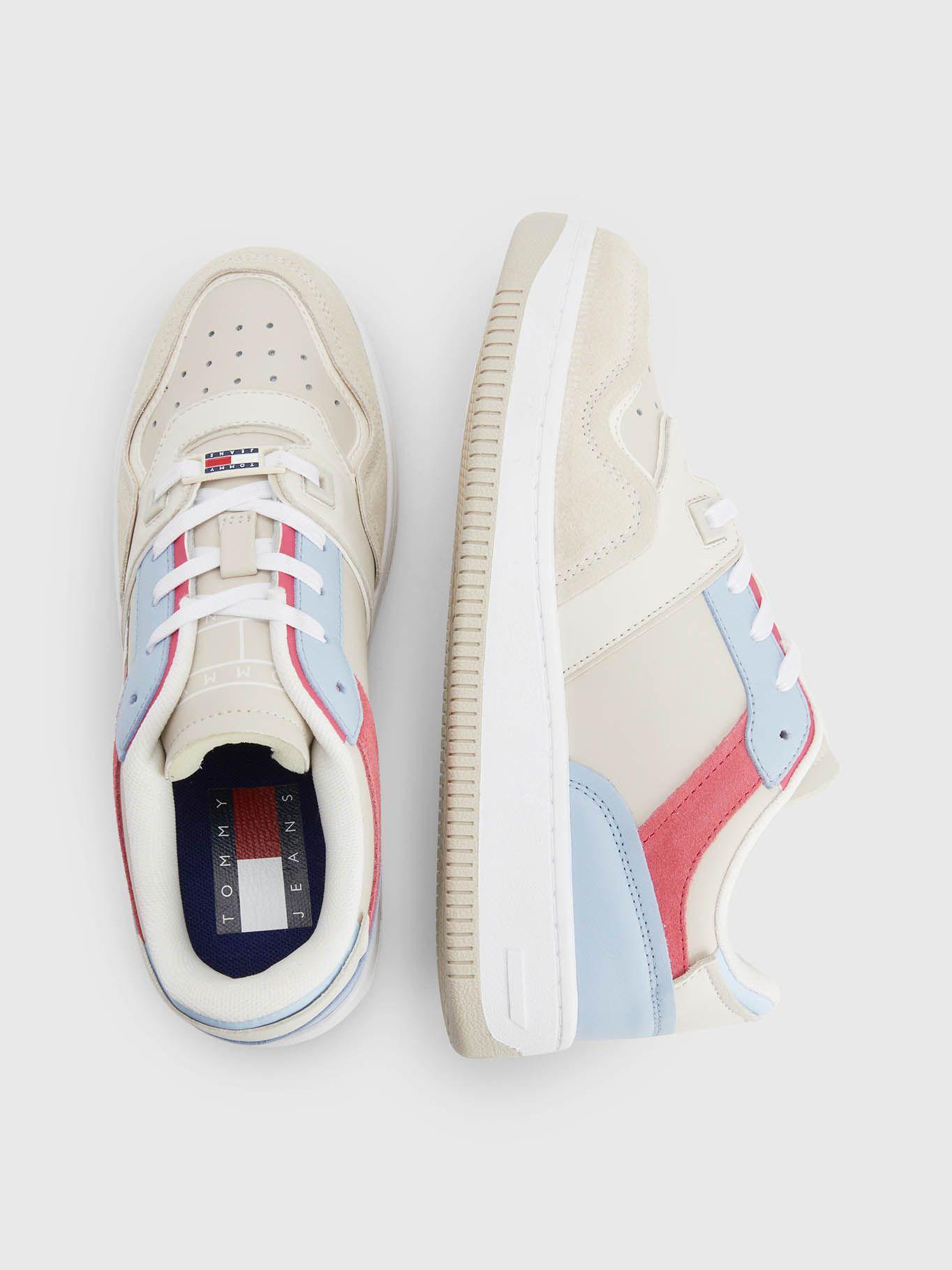 Zapatilla Color Mix Con Logo Beige Tommy Hilfiger-3