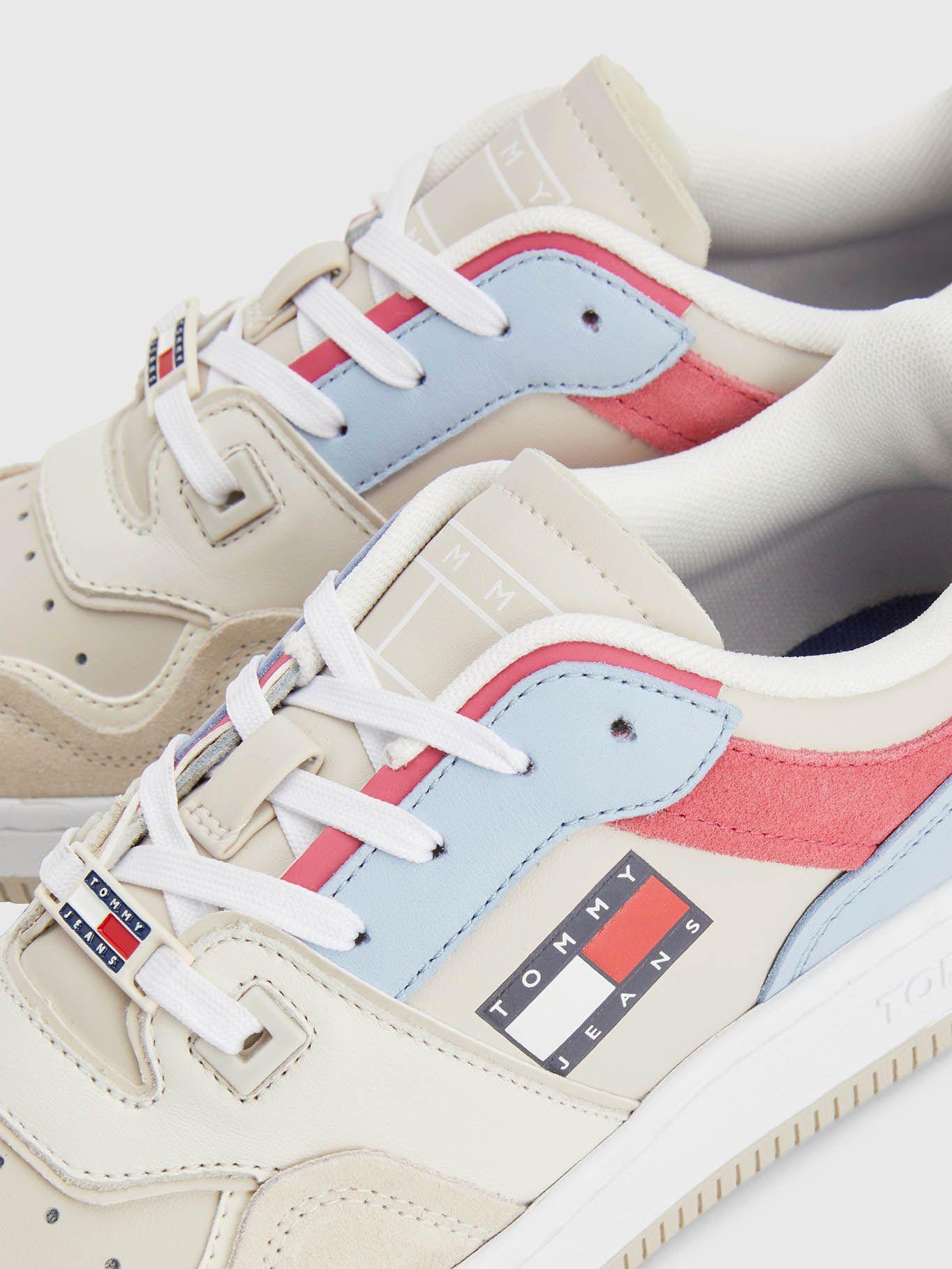 Zapatilla Color Mix Con Logo Beige Tommy Hilfiger-4