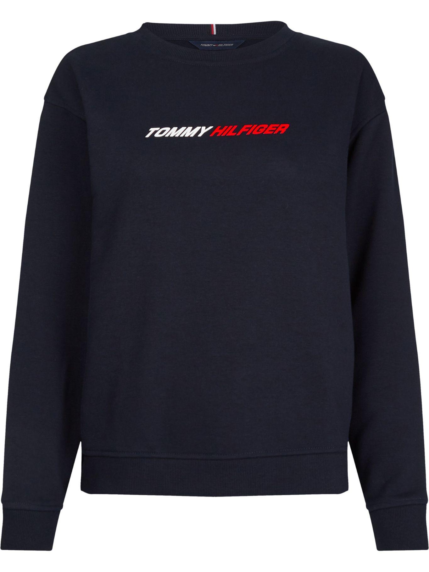 Polerón Sports Con Logo Relaxed Fit Azul Tommy Hilfiger-0