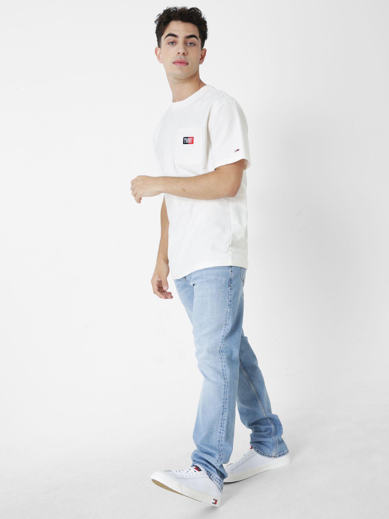 Polera Reverse Textured Blanco Tommy Jeans-2