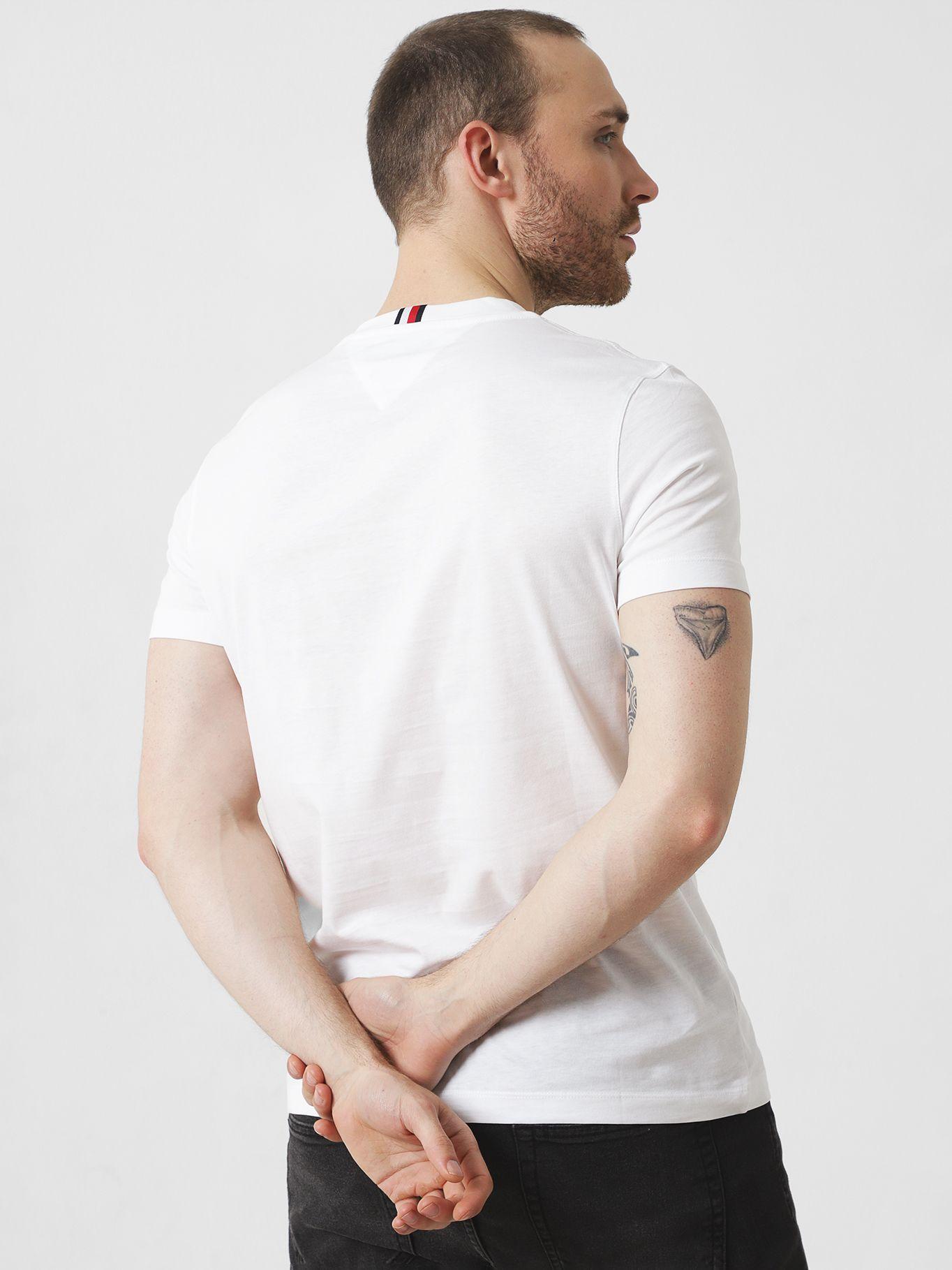 Polera Con Logo De Puntos Blanco Tommy Hilfiger-2