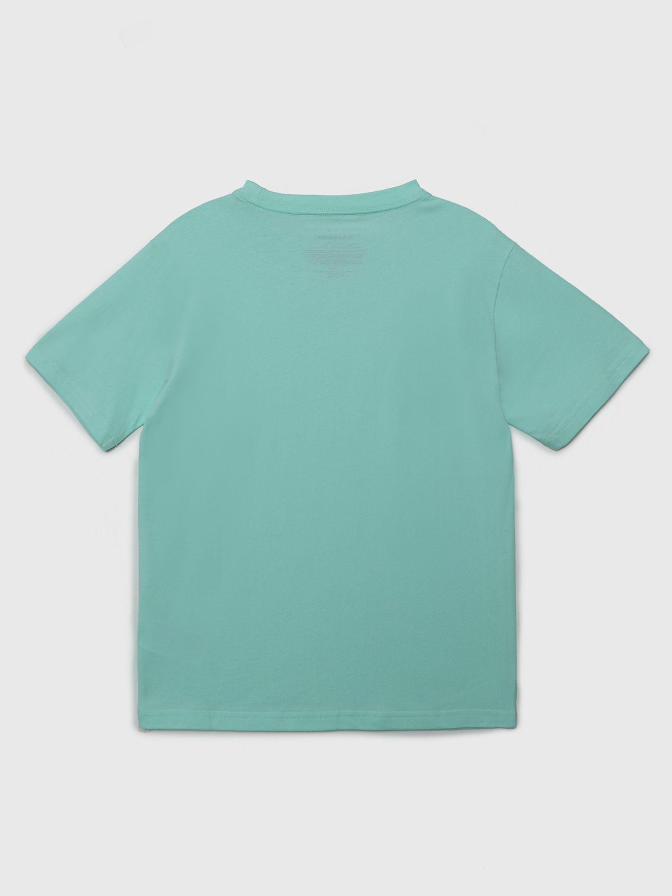 Polera Con Logo Signature Verde Tommy Hilfiger-1