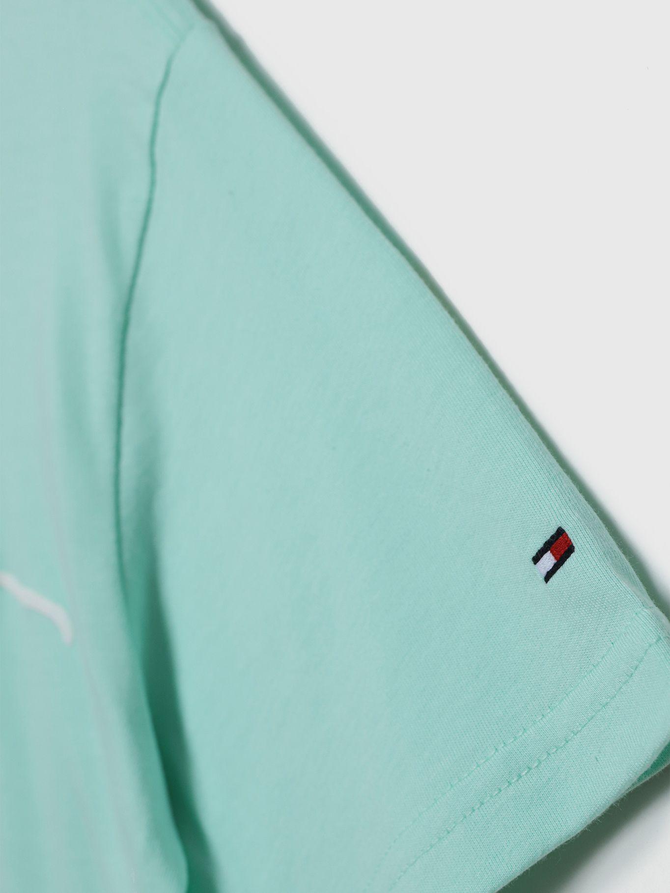 Polera Con Logo Signature Verde Tommy Hilfiger-2
