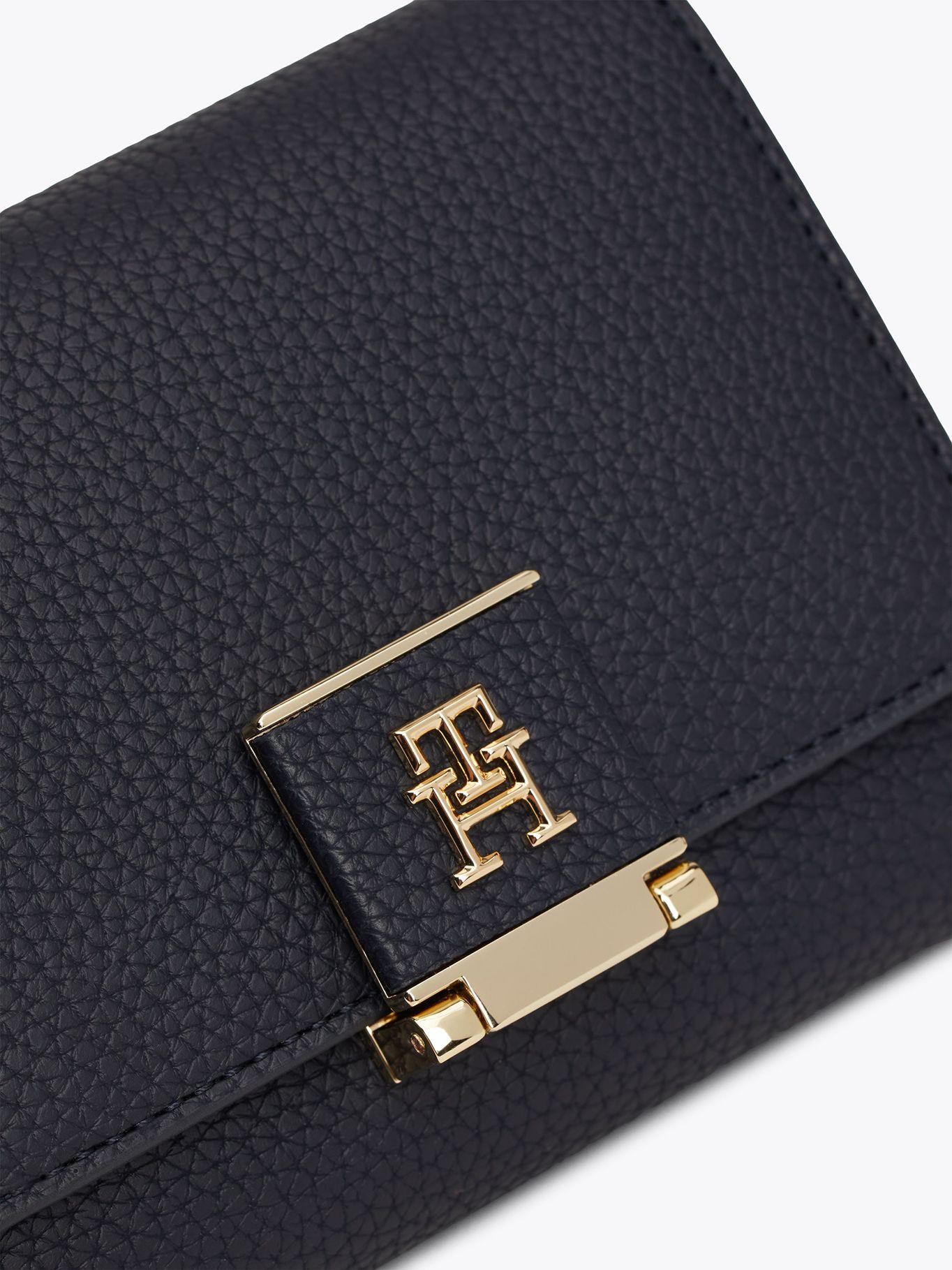 Billetera Plegable Con Monograma Azul Tommy Hilfiger-3