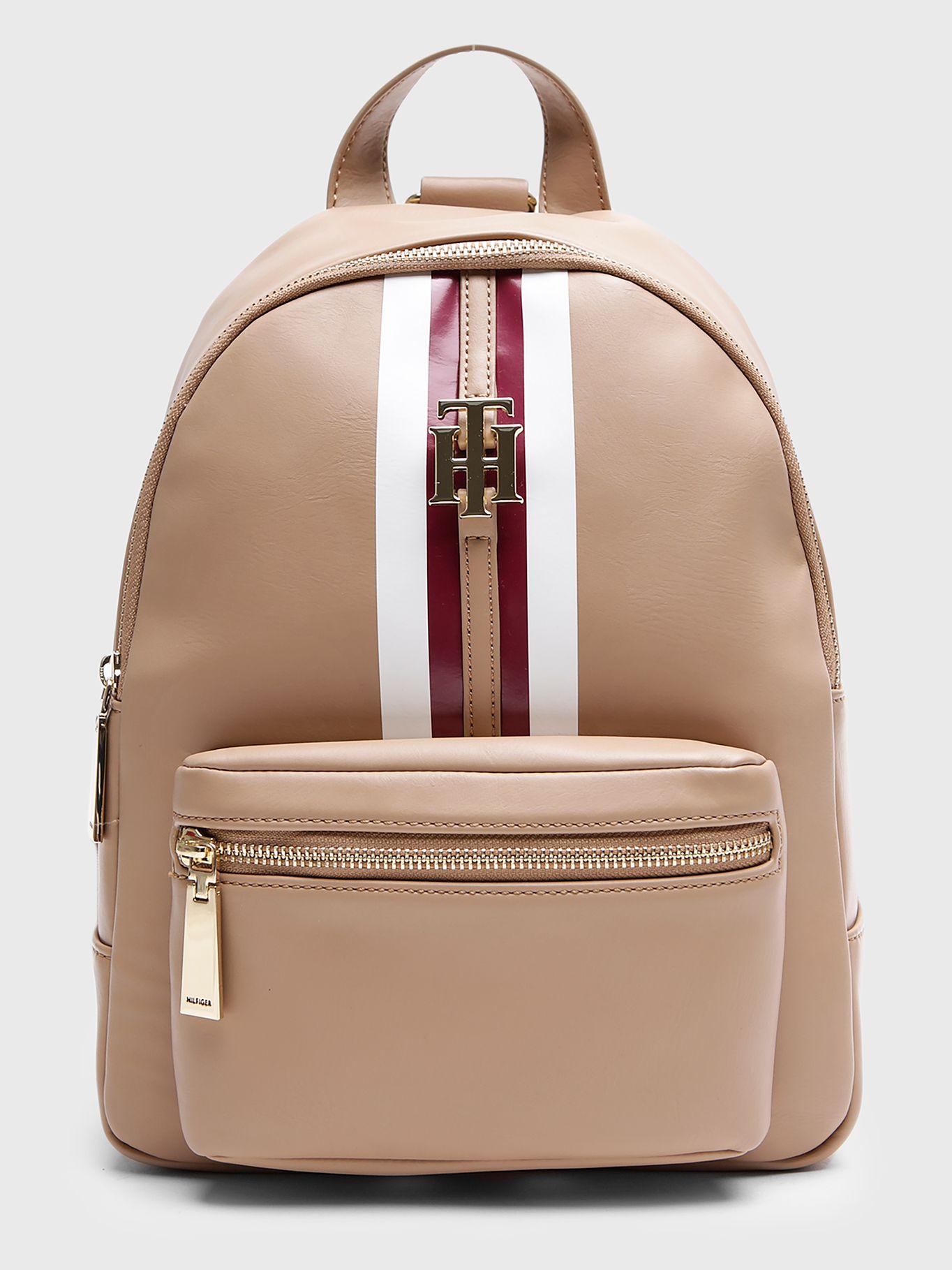 Mochila Jaden Con Logo Y Cierre Café Tommy Hilfiger-0