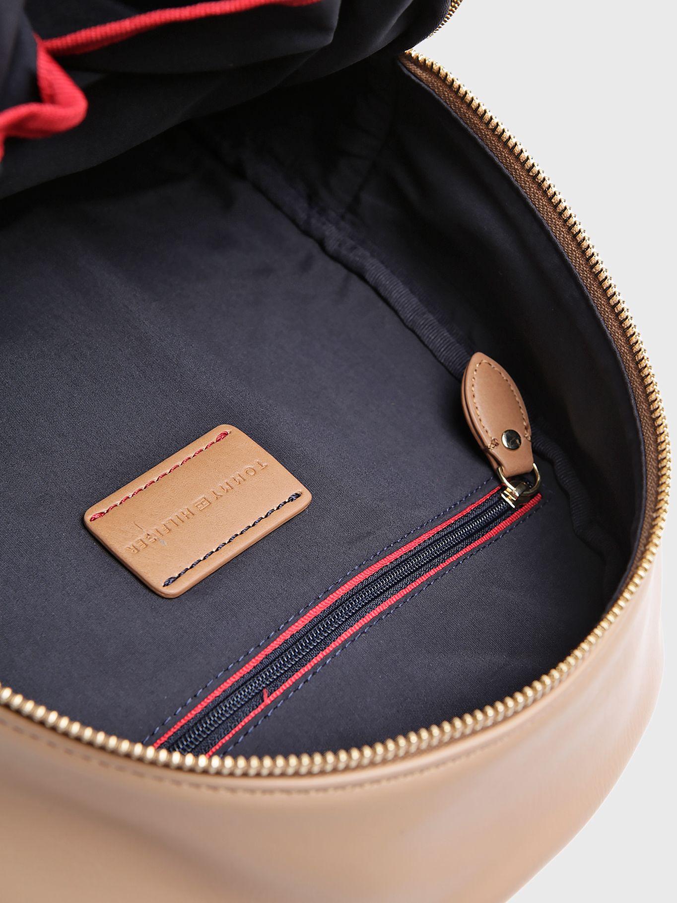 Mochila Jaden Con Logo Y Cierre Café Tommy Hilfiger-5
