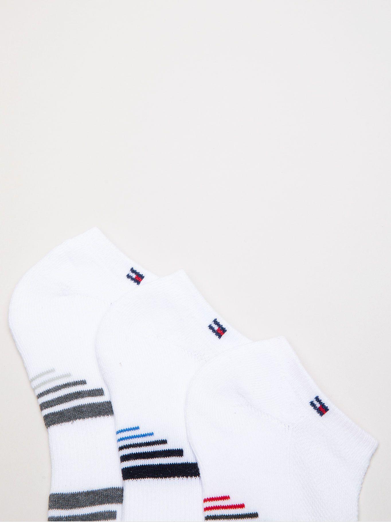 Pack 6 Par Calcetines Invisibles Blanco Tommy Hilfiger-3