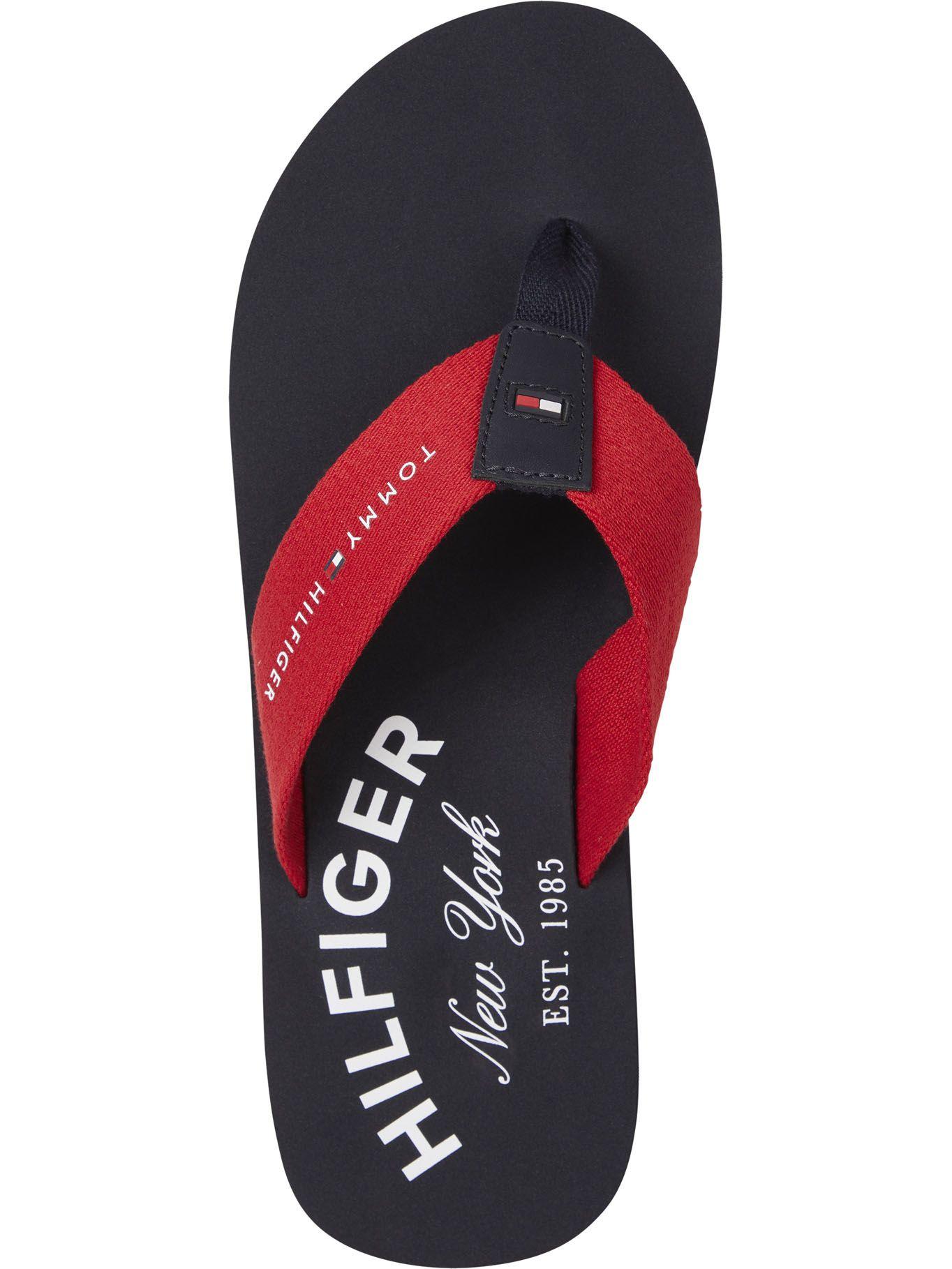 Sandalias Classic Ny Logo Rojo Tommy Hilfiger-1