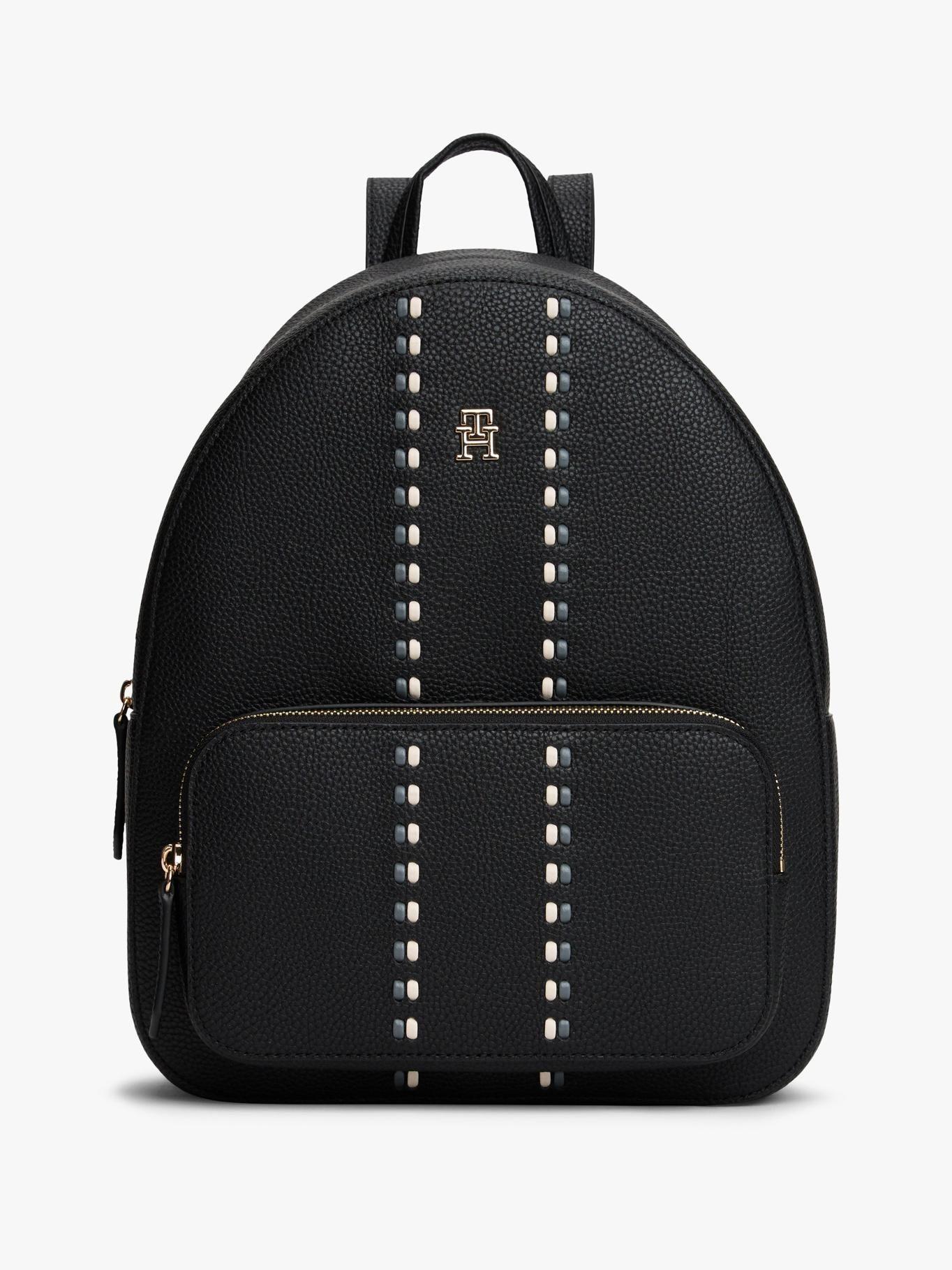 Mochila Con Cinta Tonal Distintiva Tommy Hilfiger Negro-0