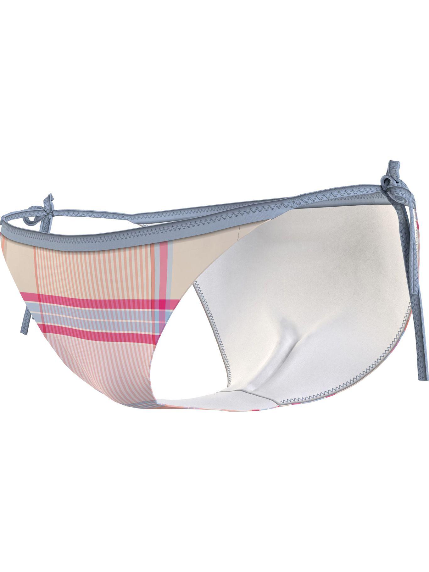 Parte Inferior De Bikini Madras Rosado Tommy Hilfiger-2