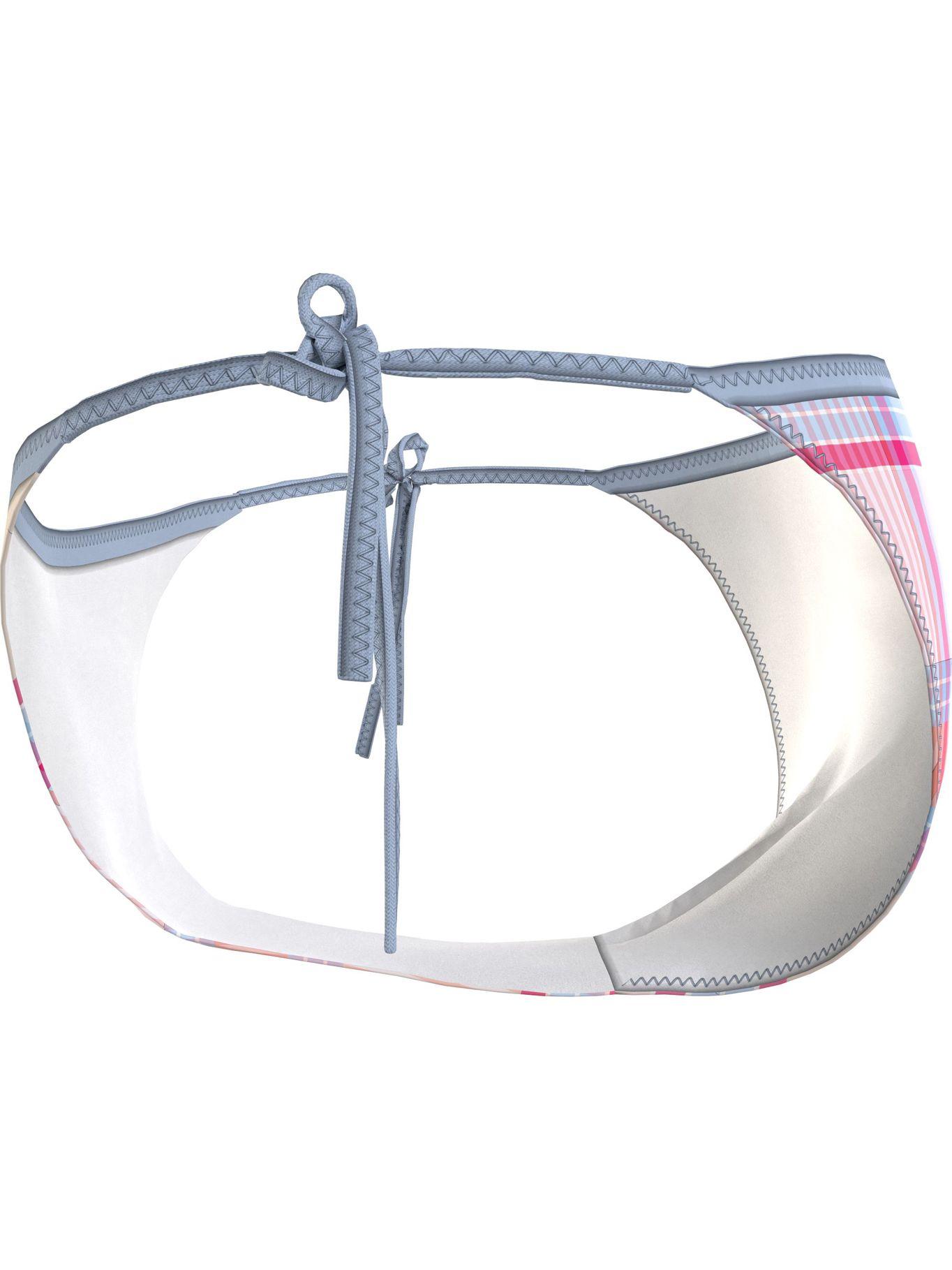Parte Inferior De Bikini Madras Rosado Tommy Hilfiger-3