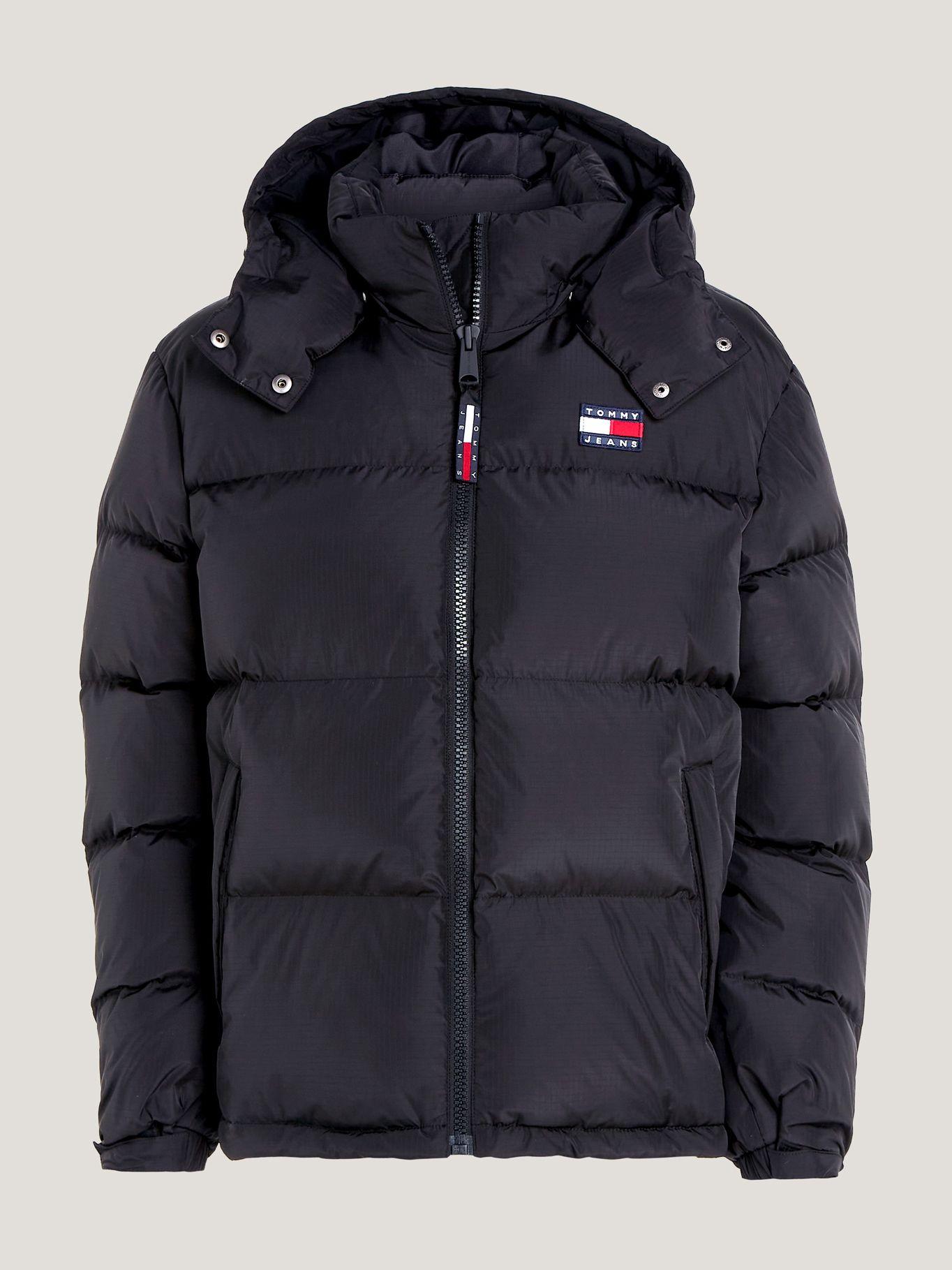 Parka Alaska Acolchada Con Gorro Negro Tommy Jeans-5