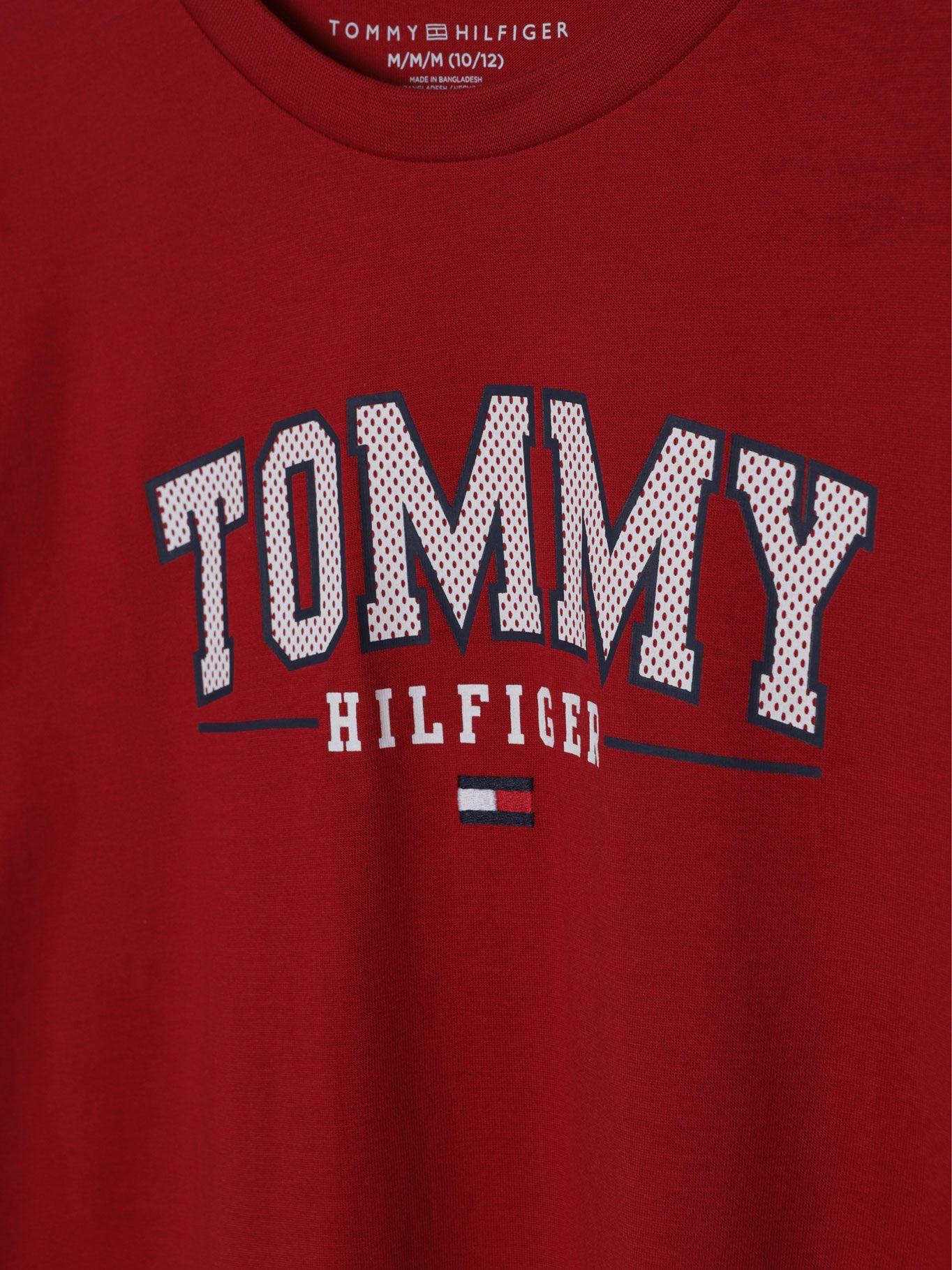 Polera De Niño Archive Con Logo Rojo Tommy Hilfiger-2