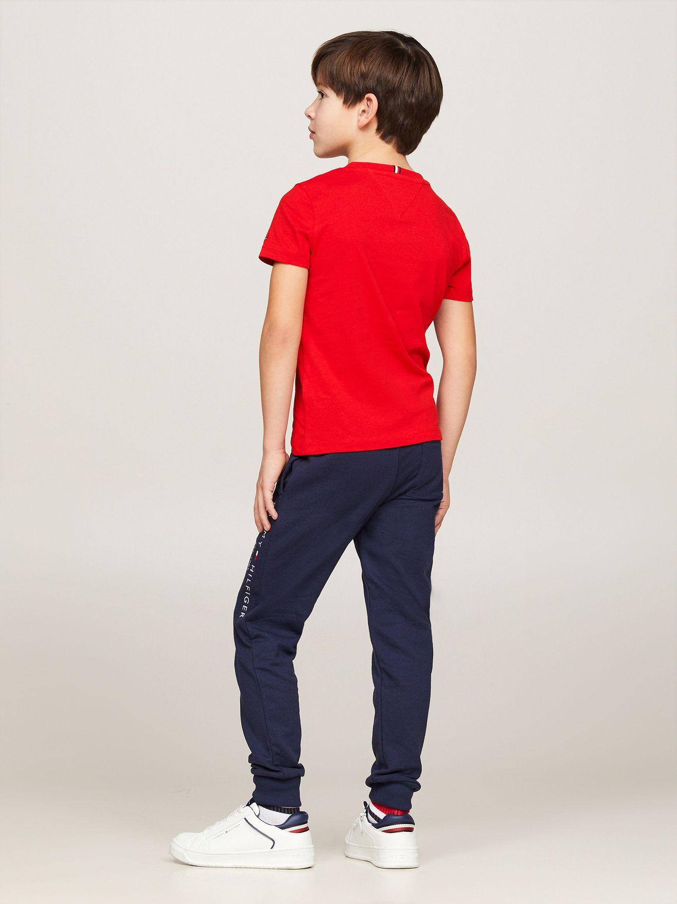 Polera Kids Essential Logo C-Neck Rojo Tommy Hilfiger-2