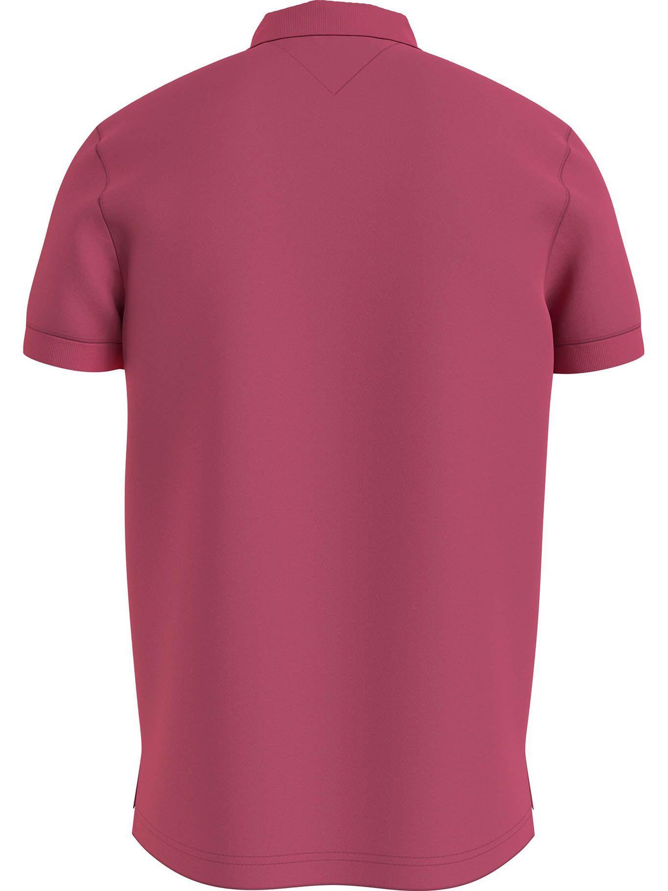 Polo Badge Ligera Rosado Tommy Hilfiger-1