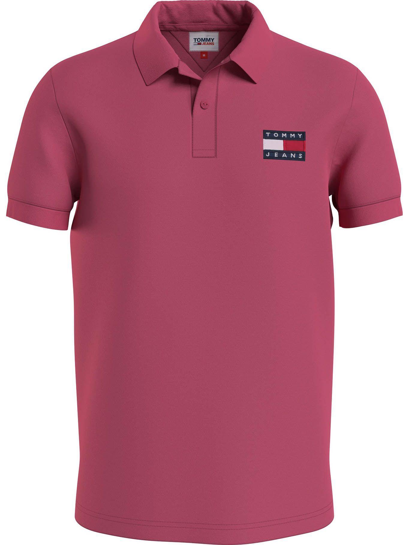 Polo Badge Ligera Rosado Tommy Hilfiger-0
