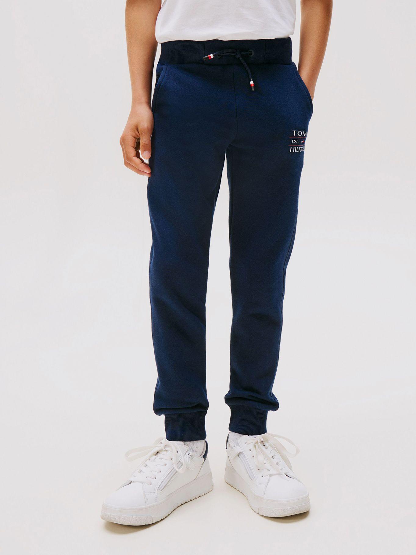 Joggers Con Bajo Ajustado Y Logo Azul Tommy Hilfiger-1