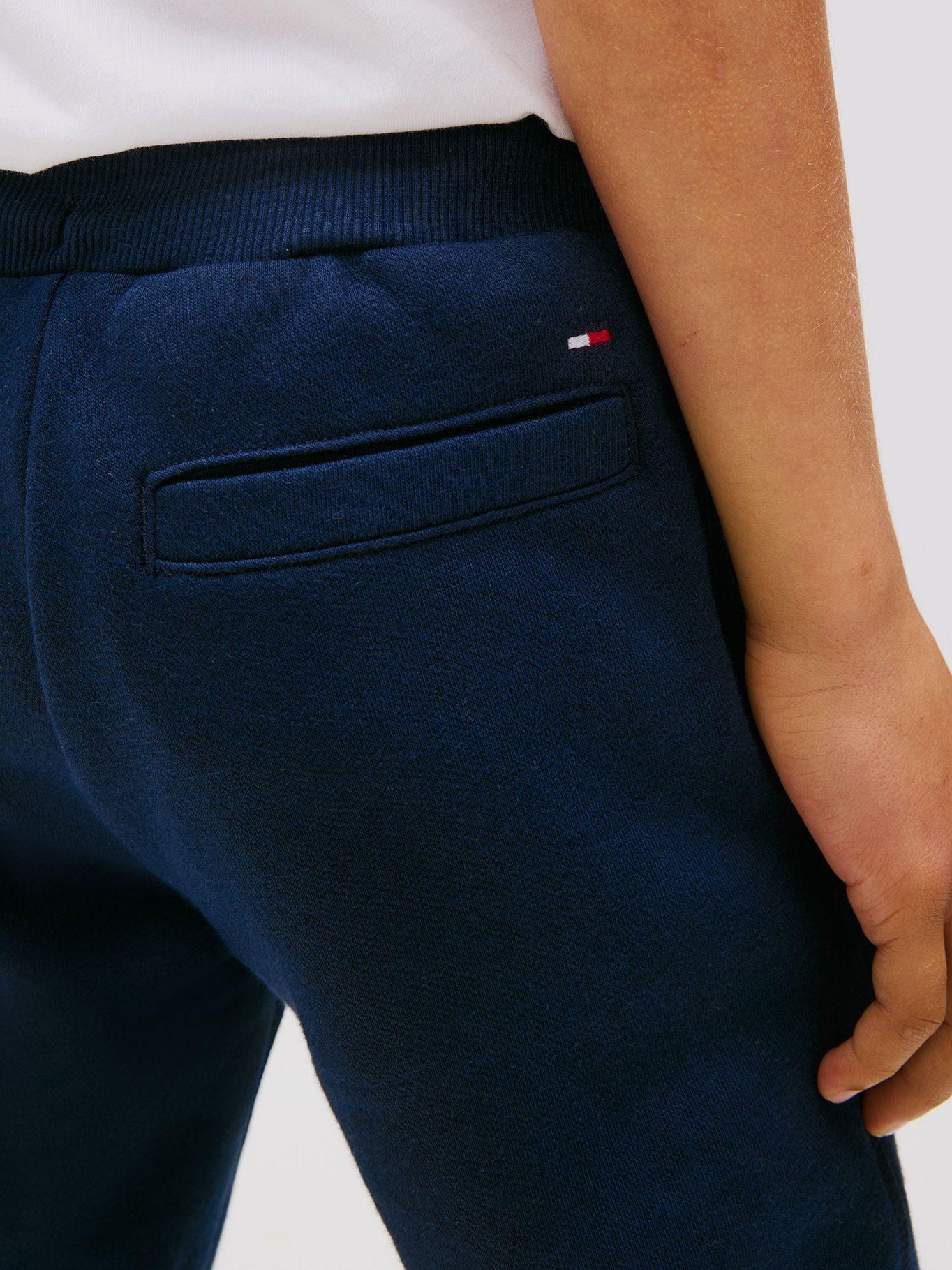 Joggers Con Bajo Ajustado Y Logo Azul Tommy Hilfiger-3