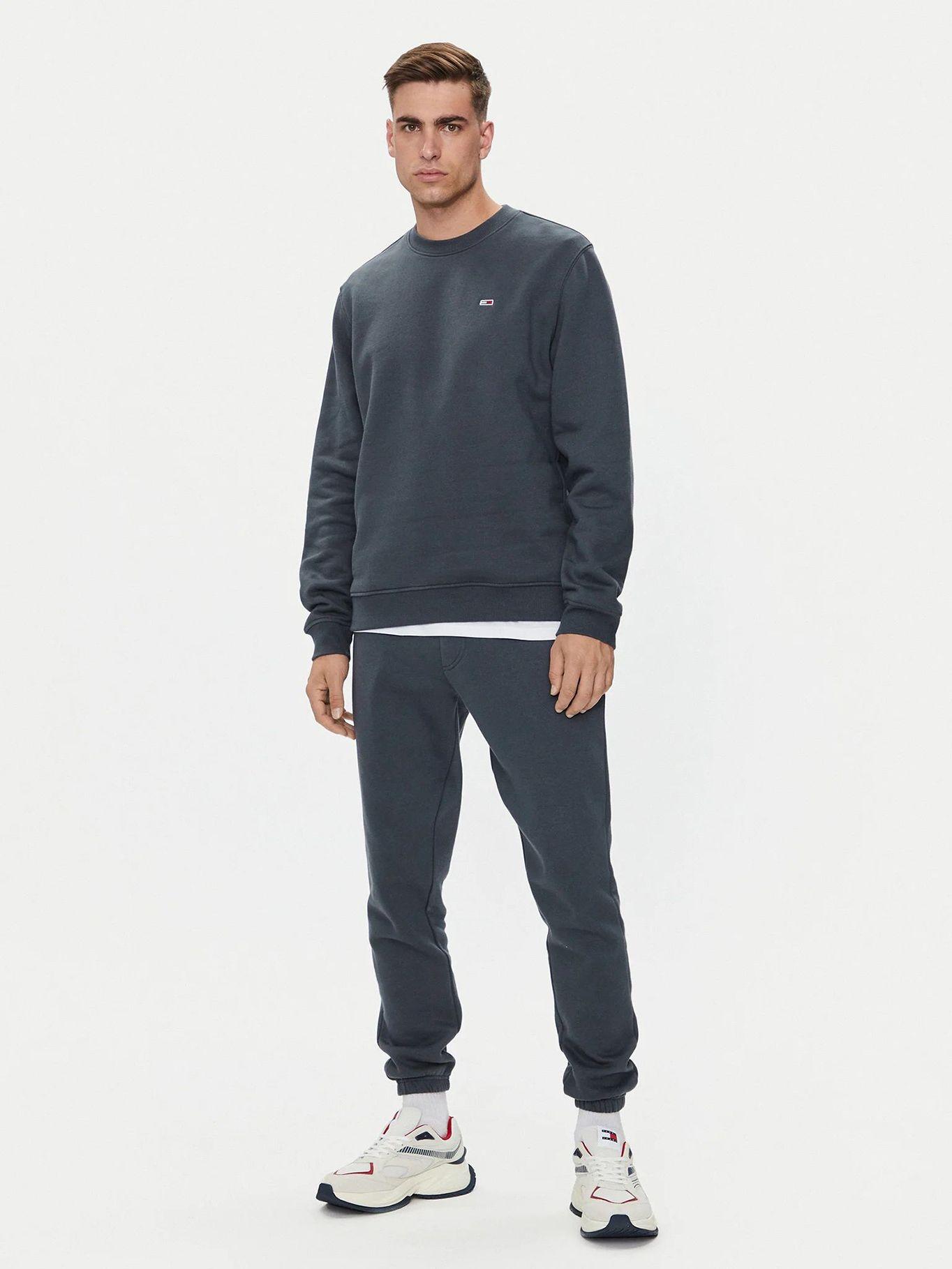 Polerón Cuello Redondo Regular Fit Negro Tommy Jeans-1