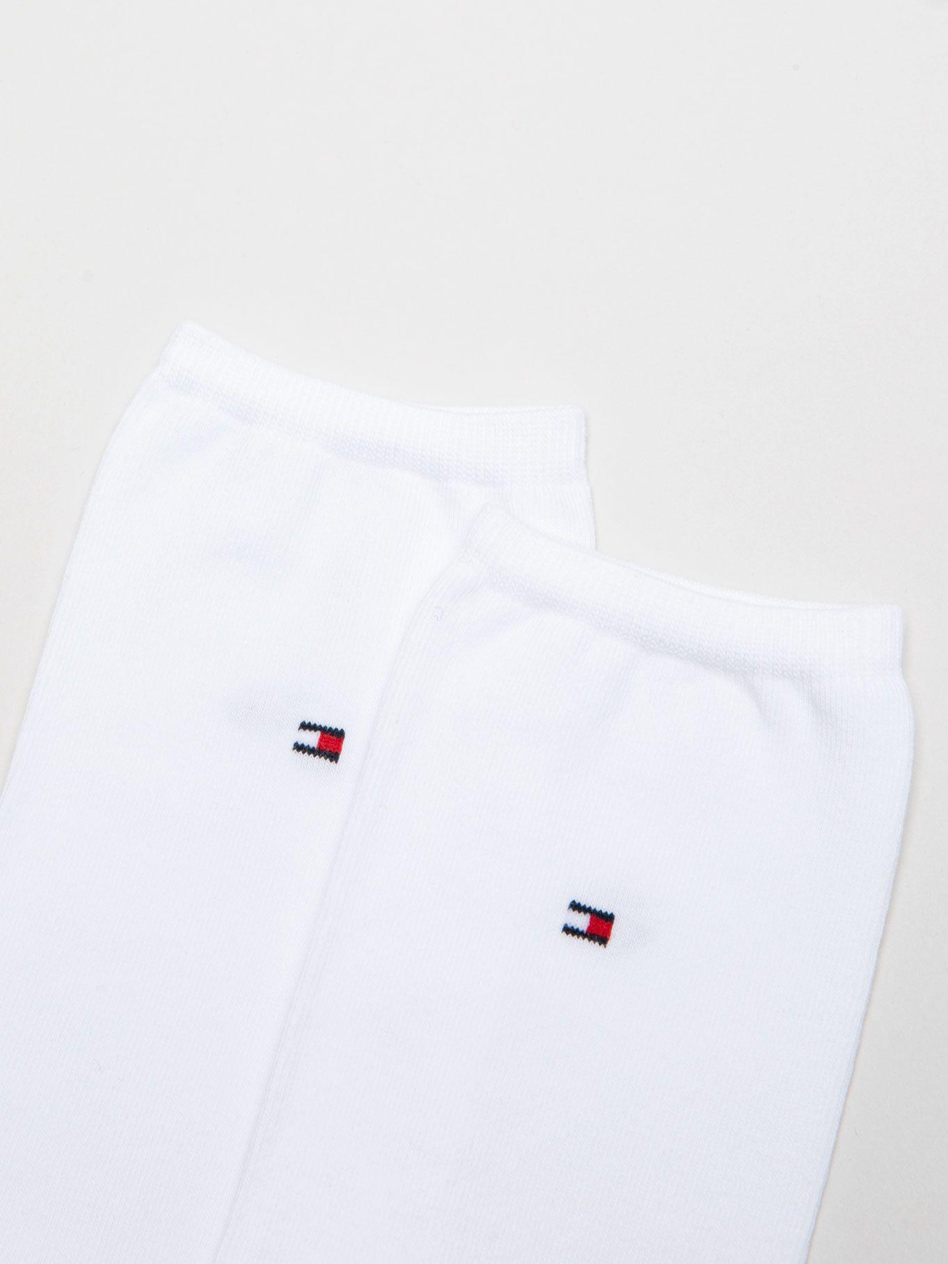 Pack 2 Calcetin Bordado Logo Blanco Tommy Hilfiger-2