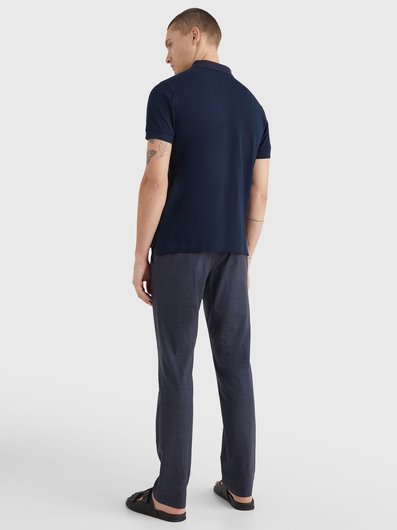 Polo Stripe Corporate Regular Fit Azul Tommy Hilfiger-1