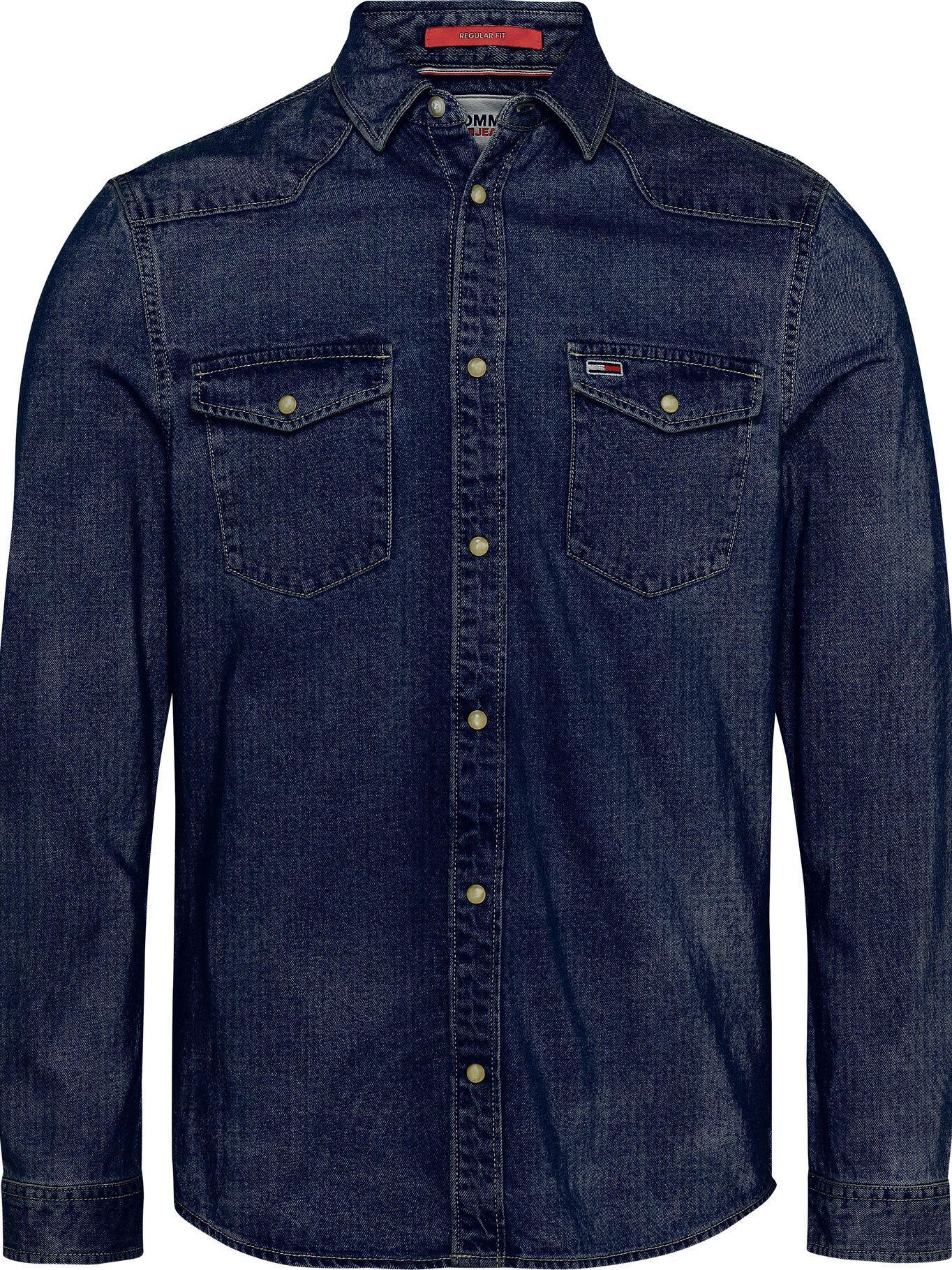 Camisa Western Denim Azul Tommy Jeans M2-0