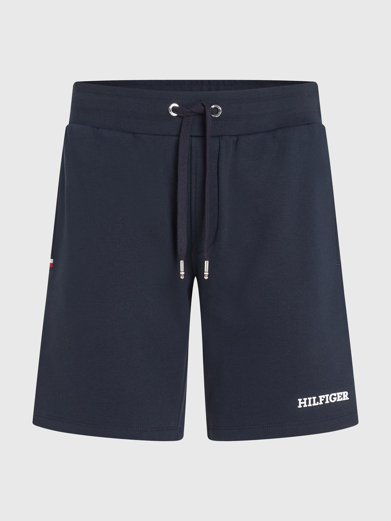 Shorts Monotype Logo Azul Tommy Hilfiger-4
