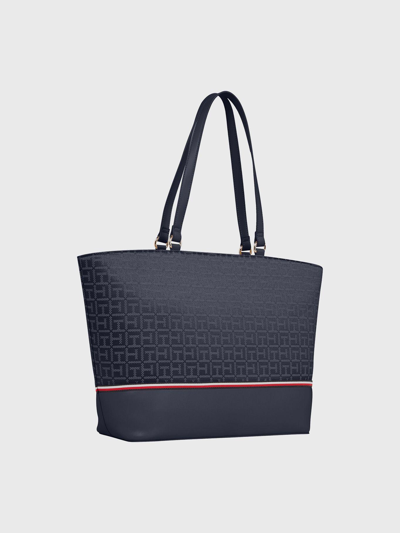 Tote Jacquard Latam Azul Tommy Hilfiger-1